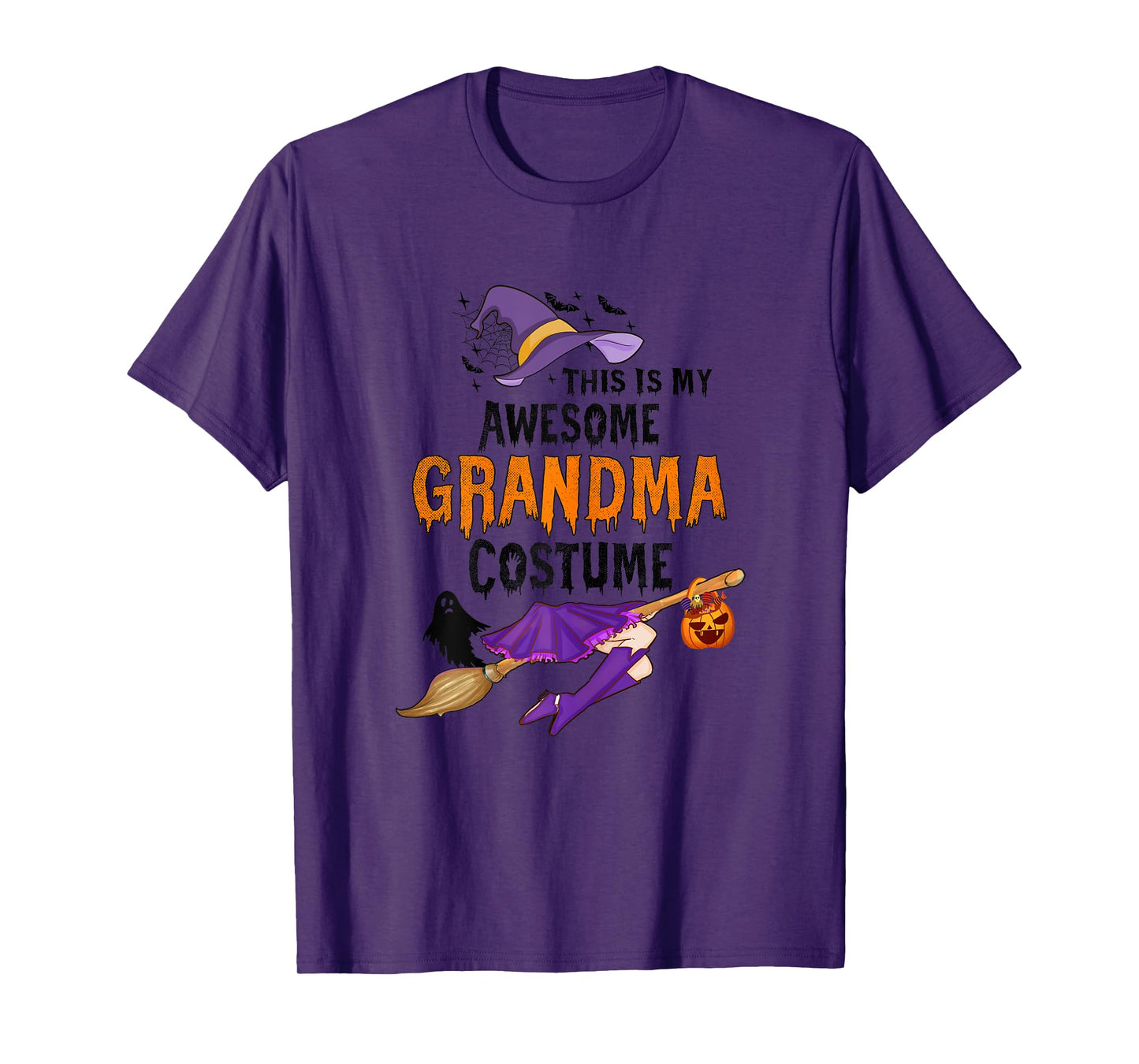 This Is My Awesome Grandma Costume Halloween Spooky Women T-Shirt