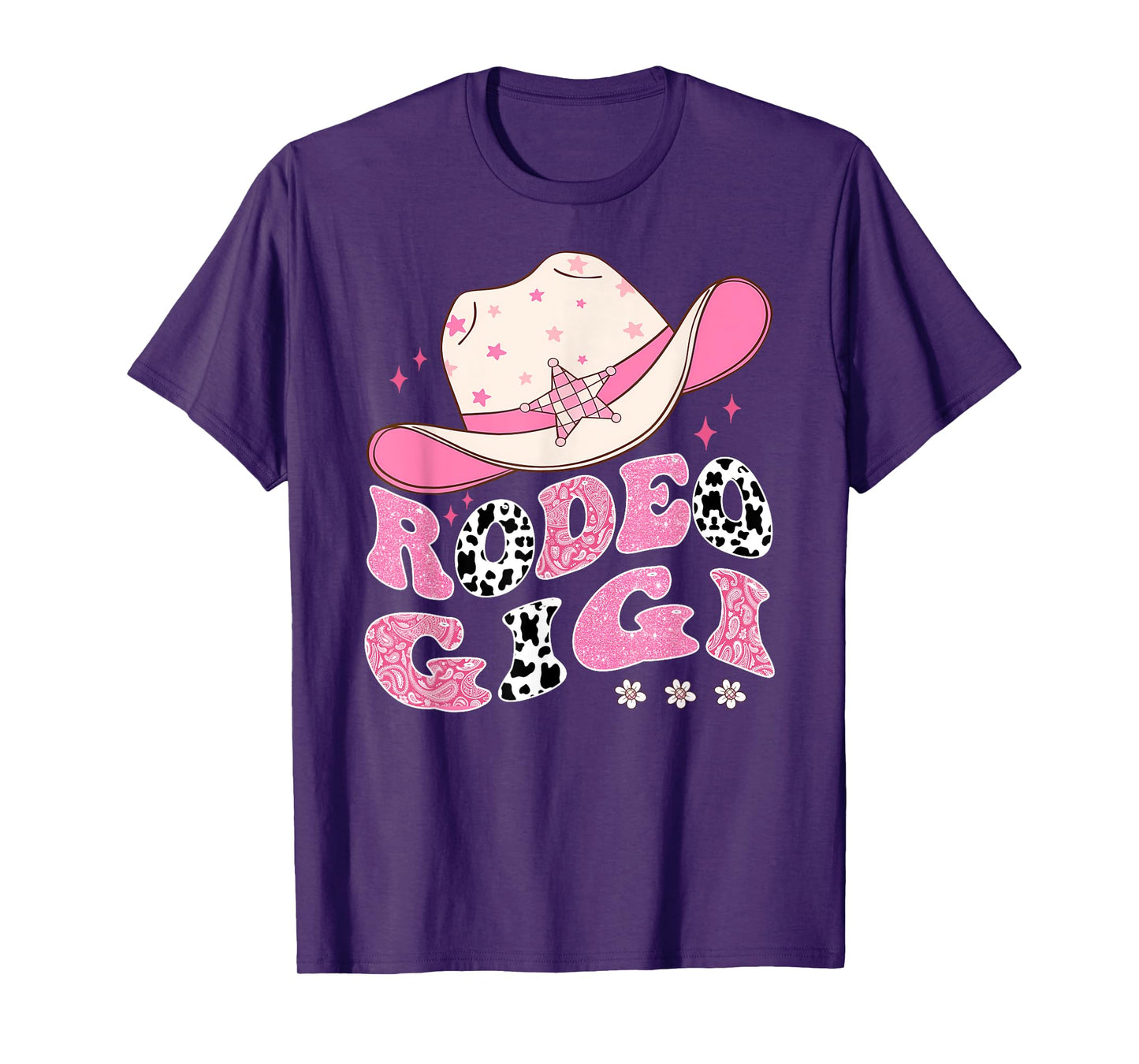 Rodeo Gigi Pink CowGirl 1St Birthday Family Matching T-Shirt