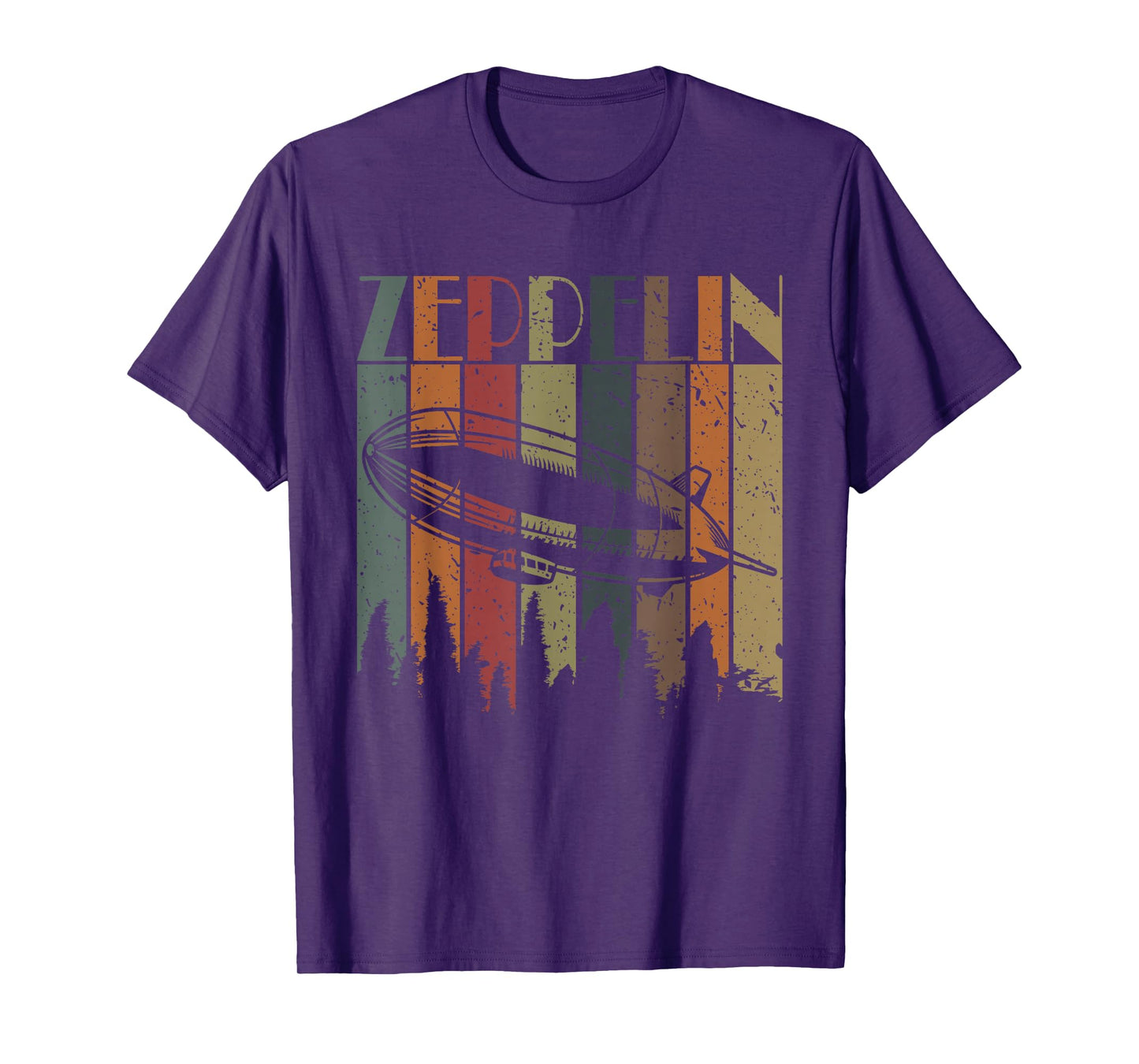 Vintage Zeppelin Funny Sunset Airship Pilot Dirigible Lovers T-Shirt
