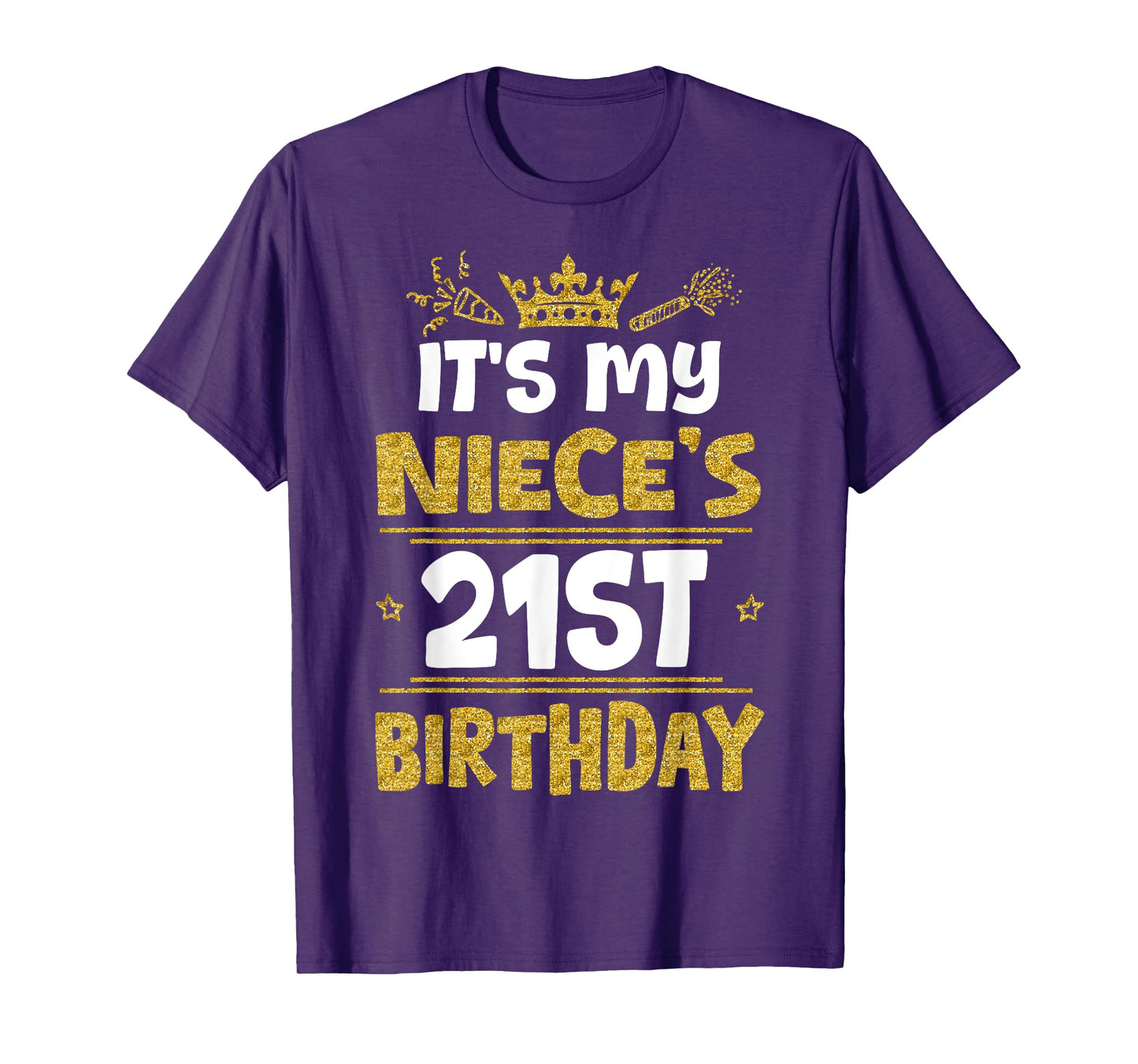 Happy It's My Niece's 21st Birthday 2004 21 Years Old T-Shirt