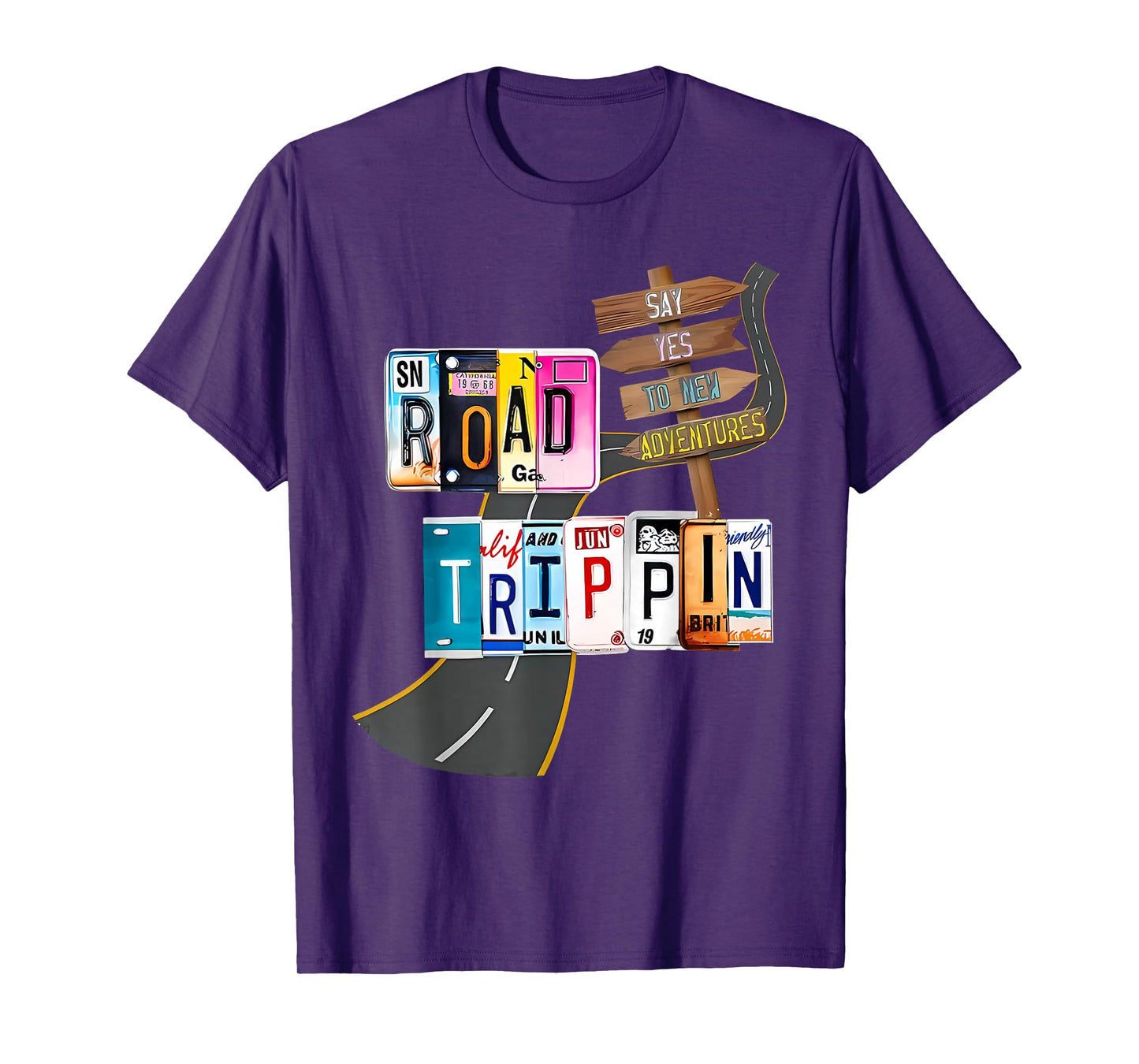 Road Trip 2025 Vacation Girls Trip Adventure Gift For Family T-Shirt