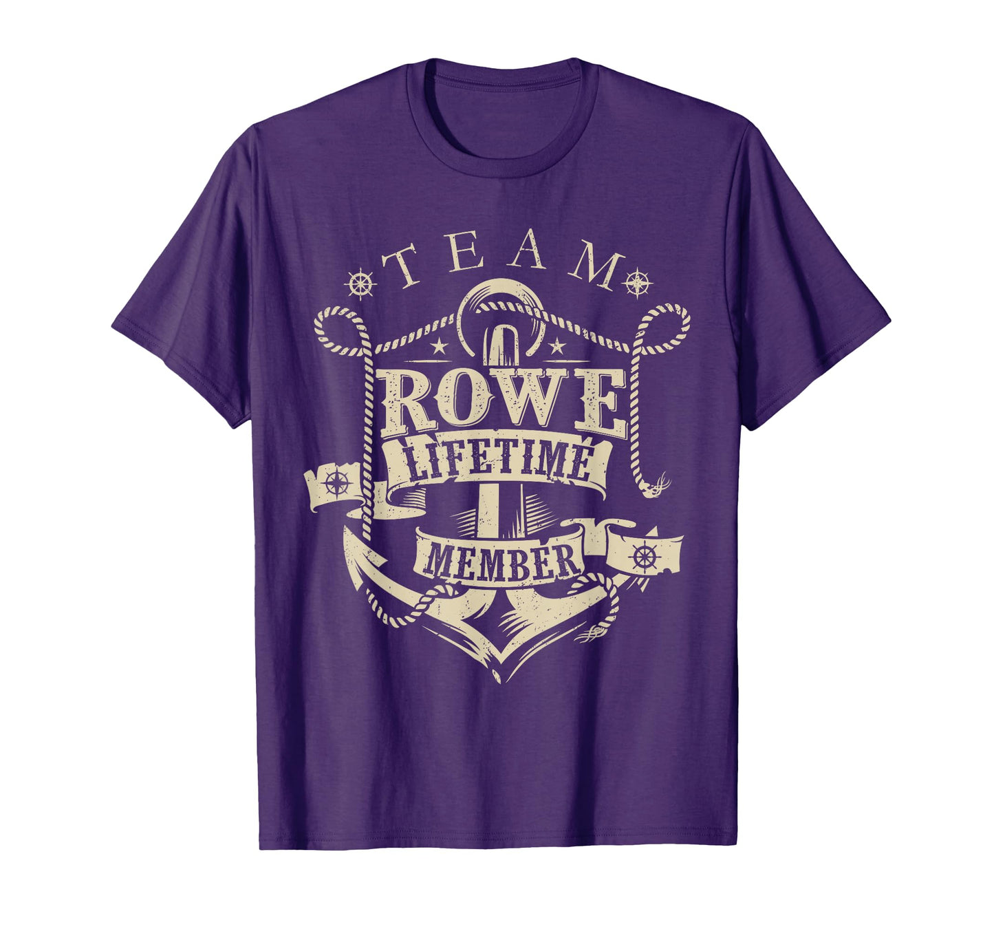 Team ROWE Lifetime Member Vintage ROWE Family Name T-Shirt
