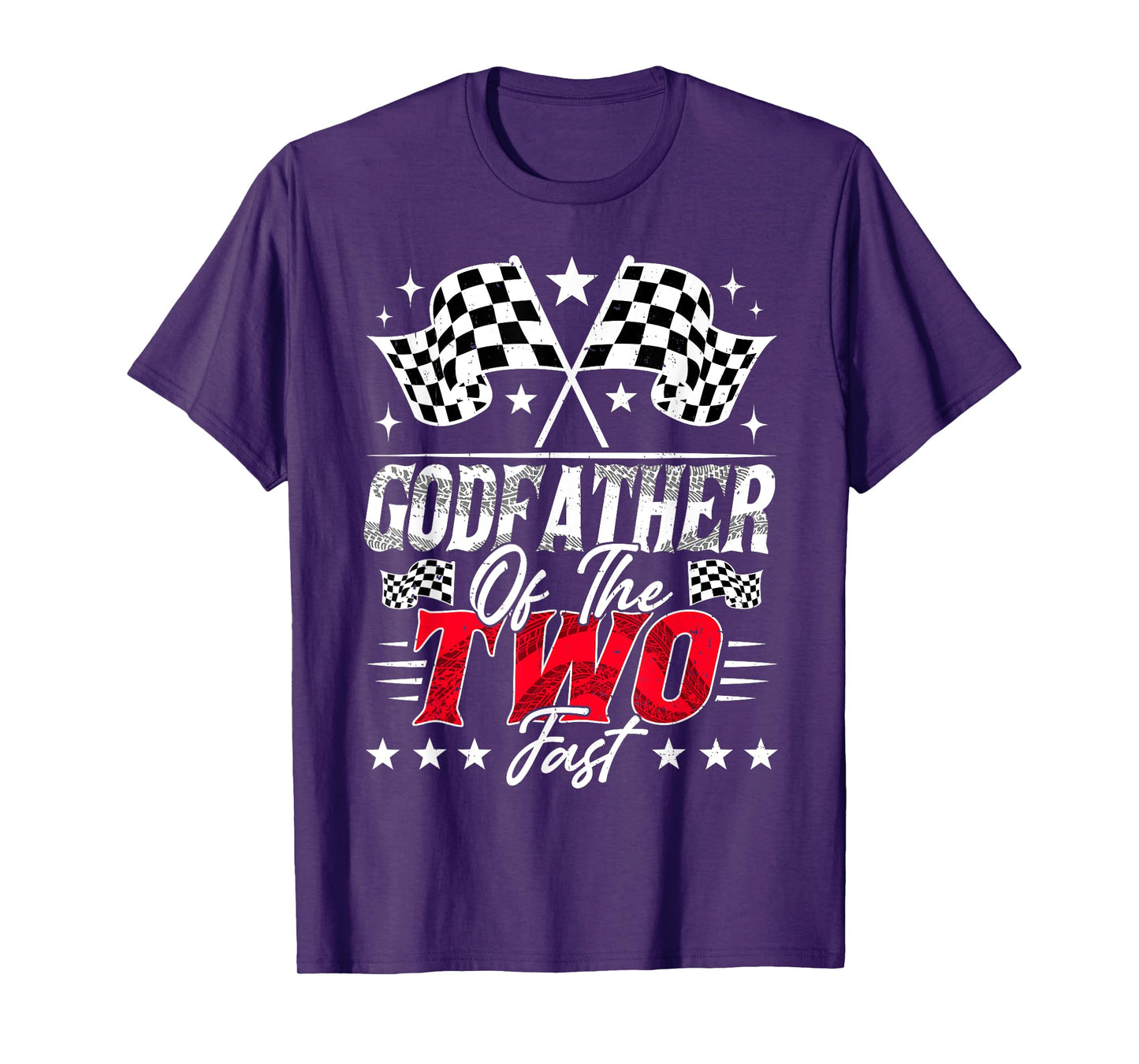 Godfather Of The Two Fast Second Birthday Racing Car Family T-Shirt