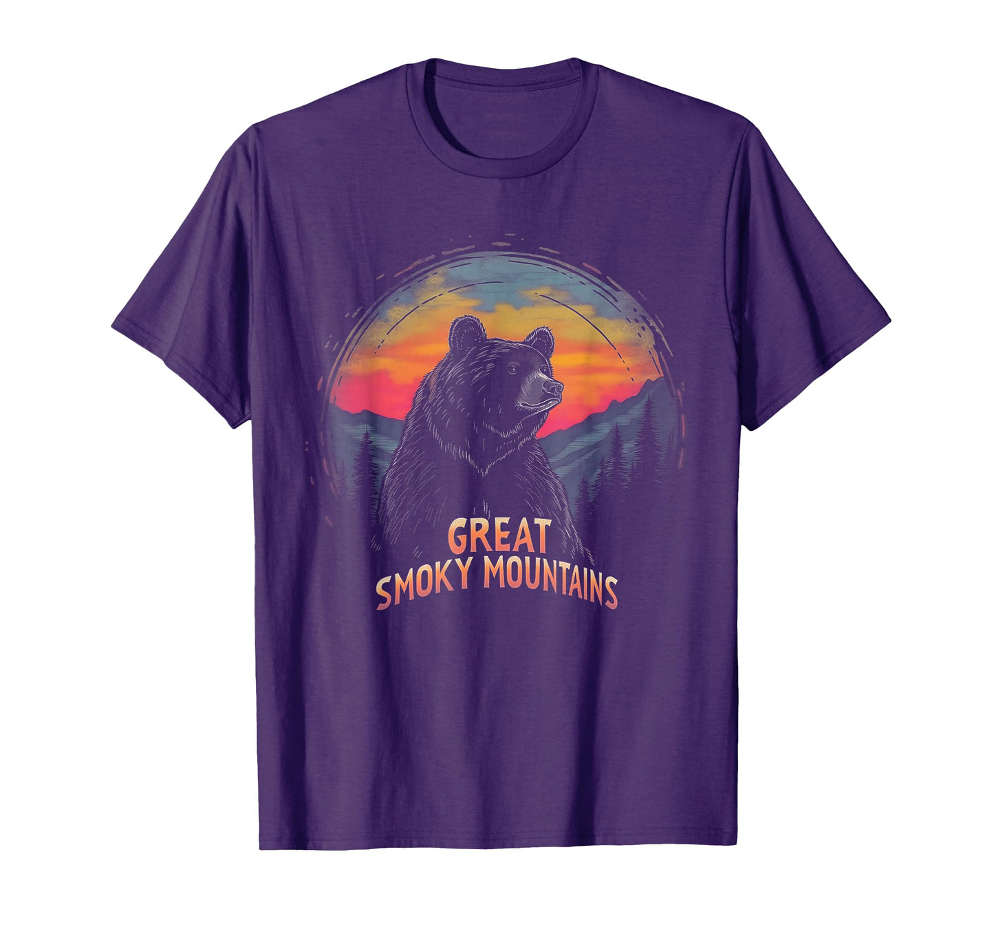 Great Smoky Mountains - US National Park Vintage Men Women T-Shirt