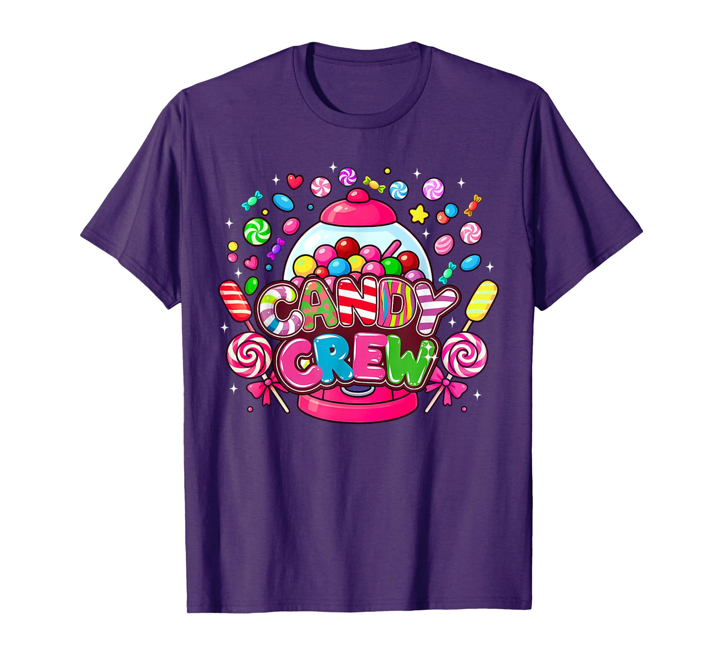 Candy Crew Candy Costume Funny Candy Squad Women Girls T-Shirt
