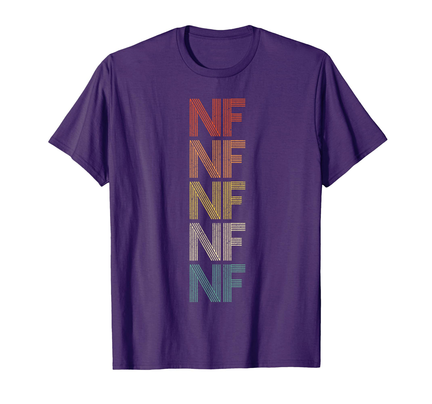 Nf Tee-Tshirt Gifts Unisex-Adult Retro T-Shirt Black Small Short Sleeve T-Shirt