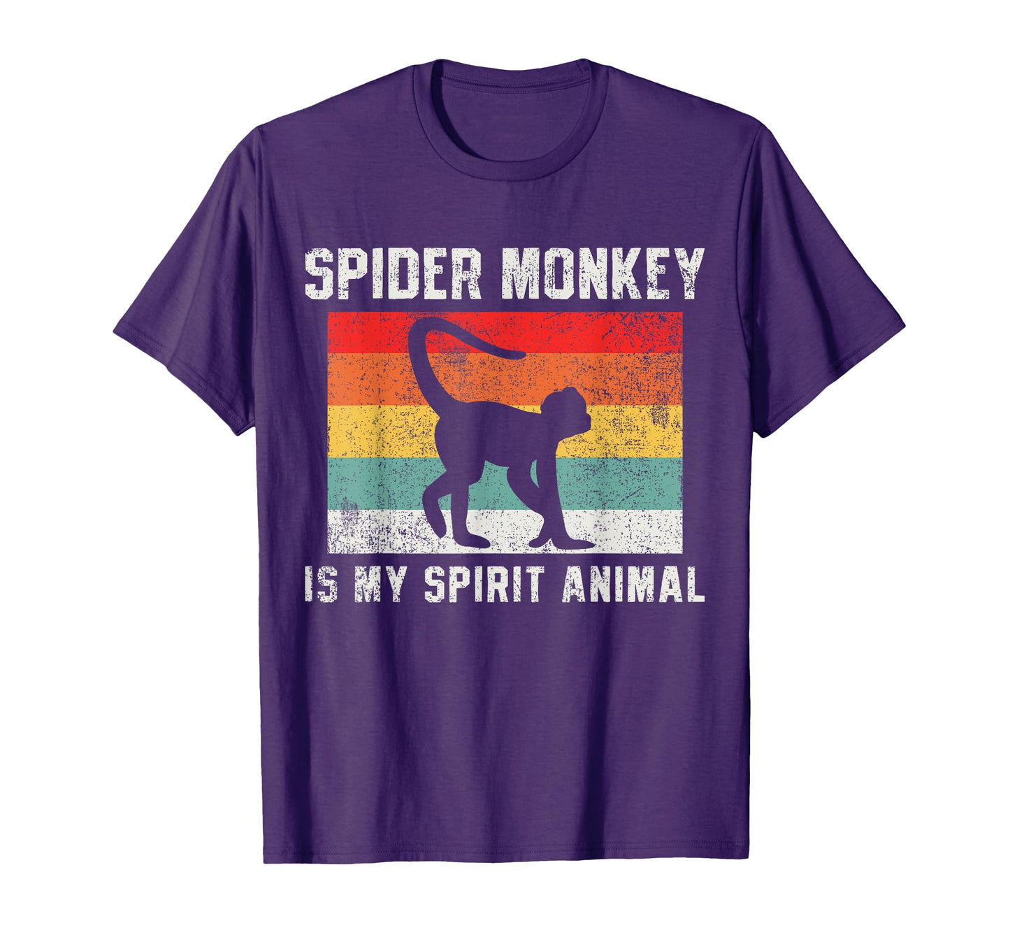 Spider Monkey Retro Vintage T-Shirt