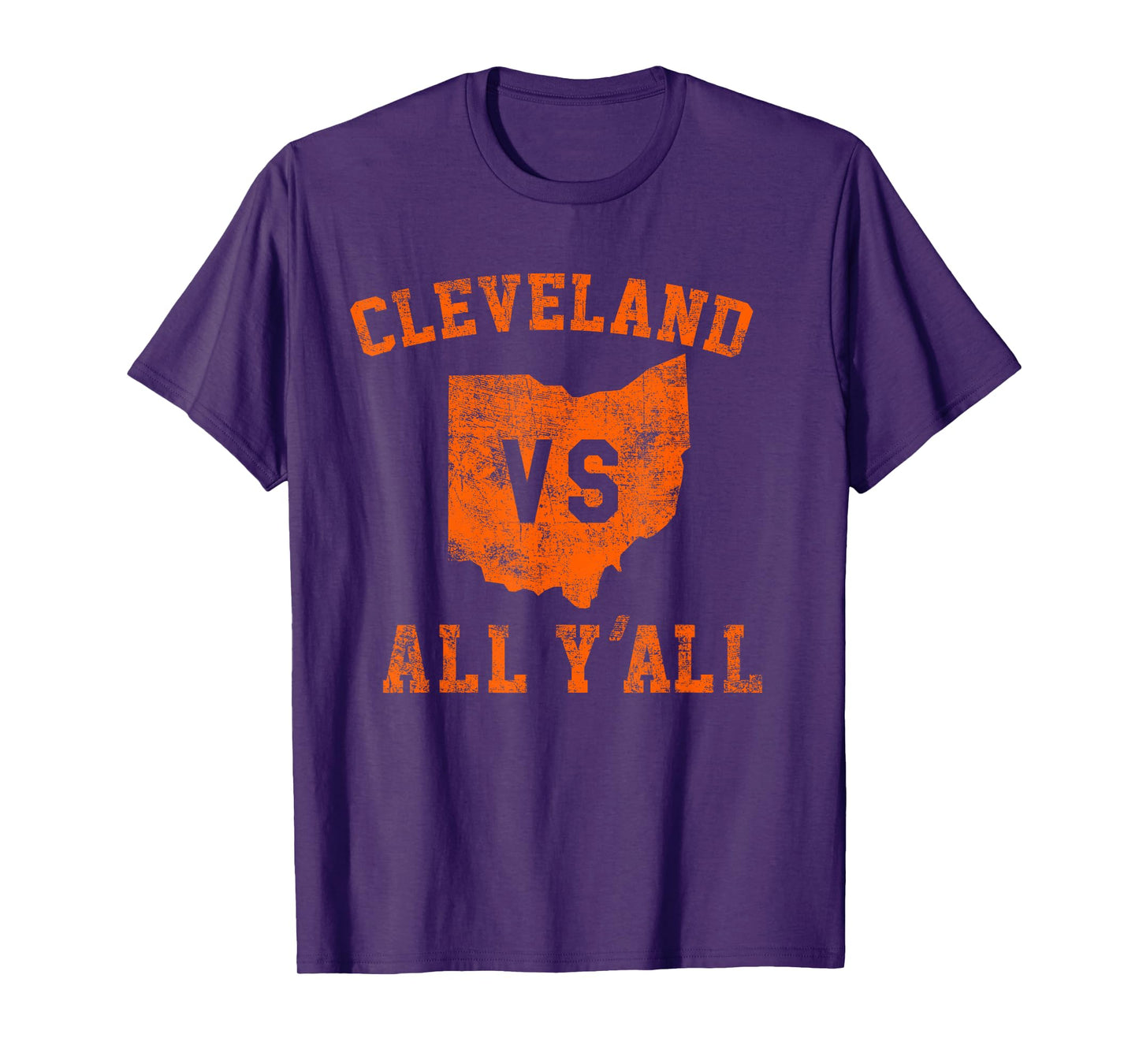 Cleveland vs All Yall for Y'All Vintage CLE Ohio T-Shirt