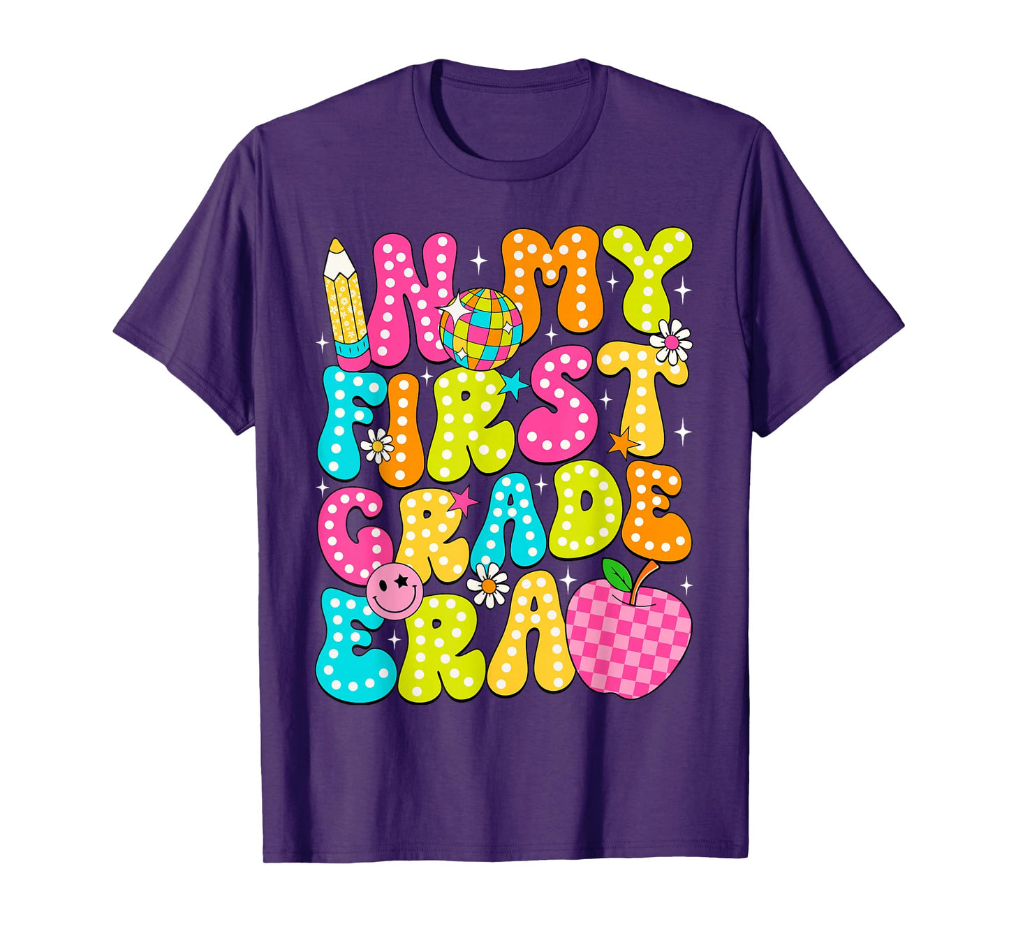 In My First Grade Era 1st Grade Girl Teacher Back To School T-Shirt