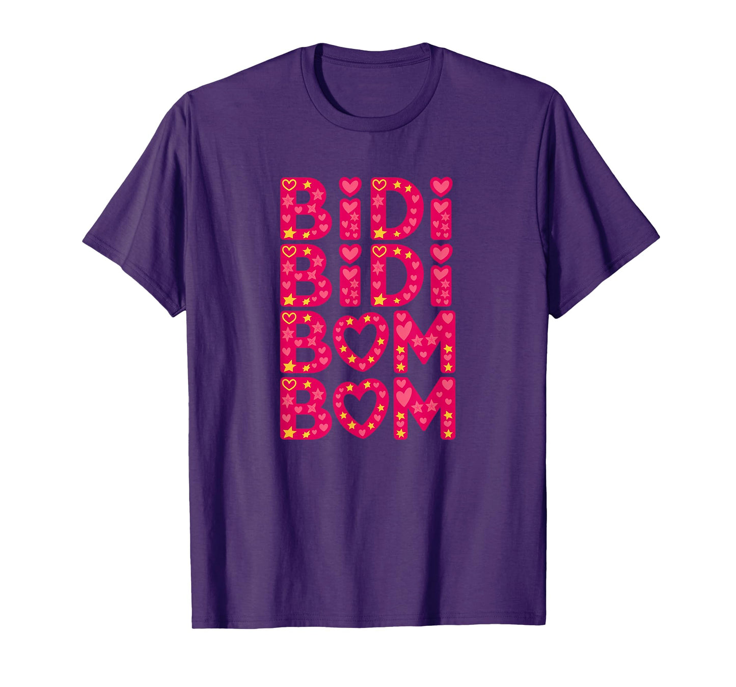 Cute Funny Latina Bidi Bidi Bom Bom Hearts & Love Design T-Shirt