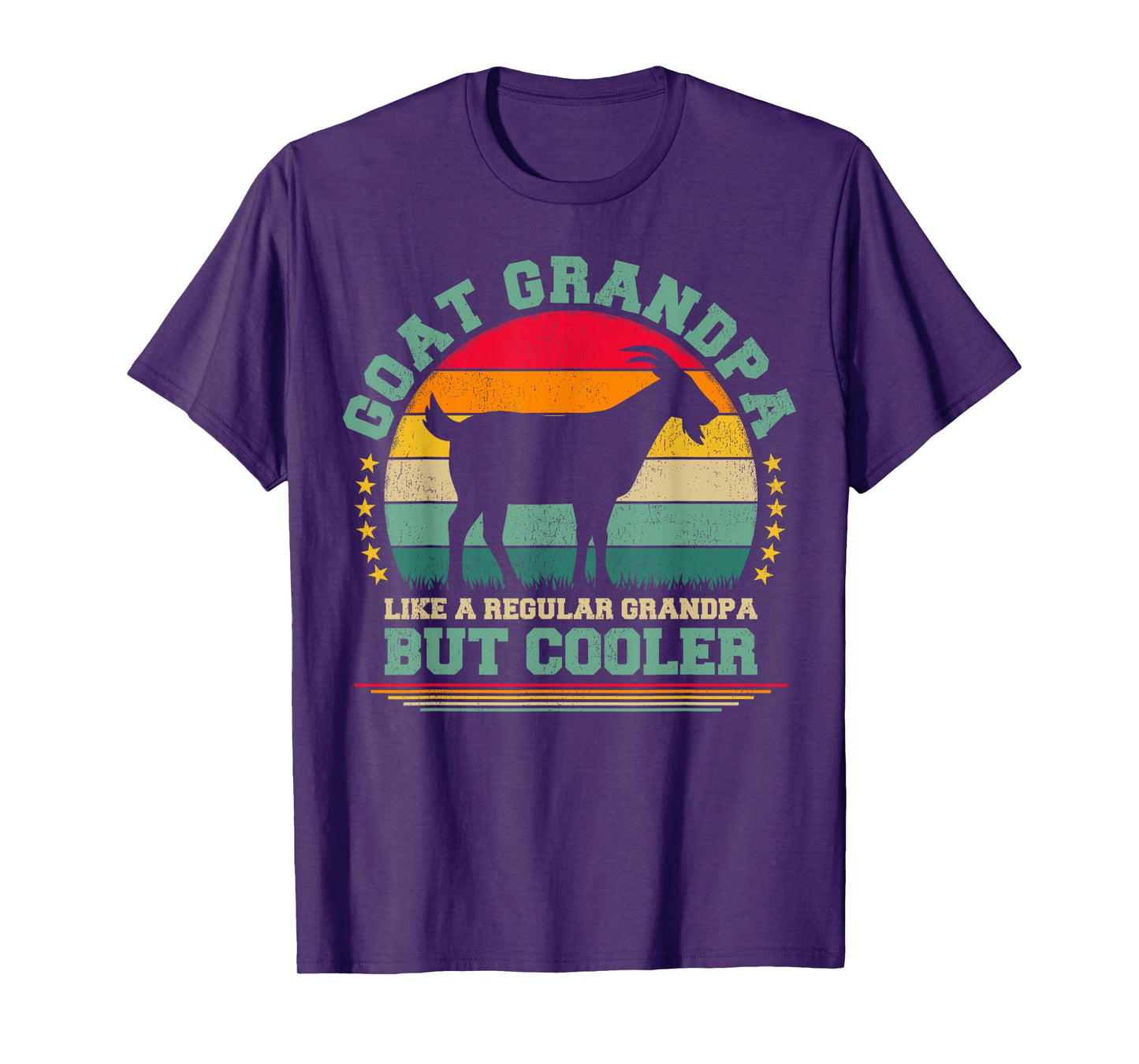 Goat Grandpa Like A Regular Grandpa Father's Day T-Shirt