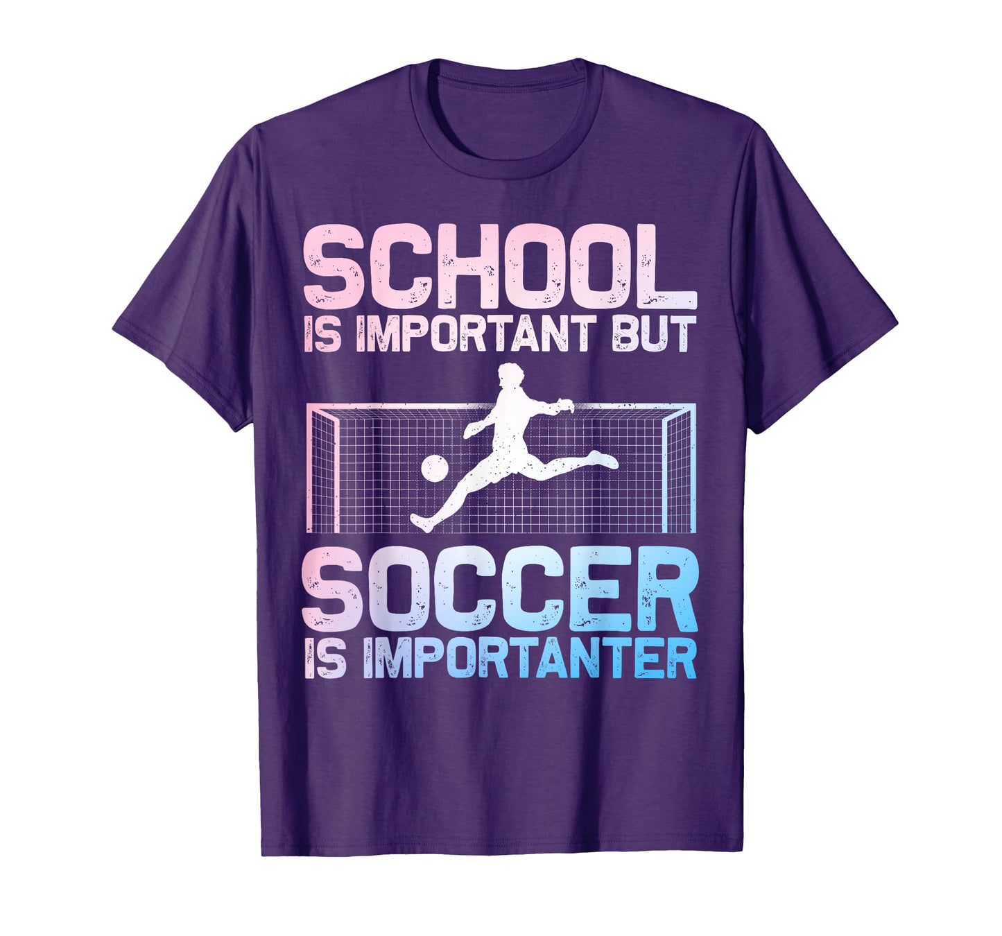 Funny Soccer Art for Boys Girls Men Women Gag Soccer Player T-Shirt