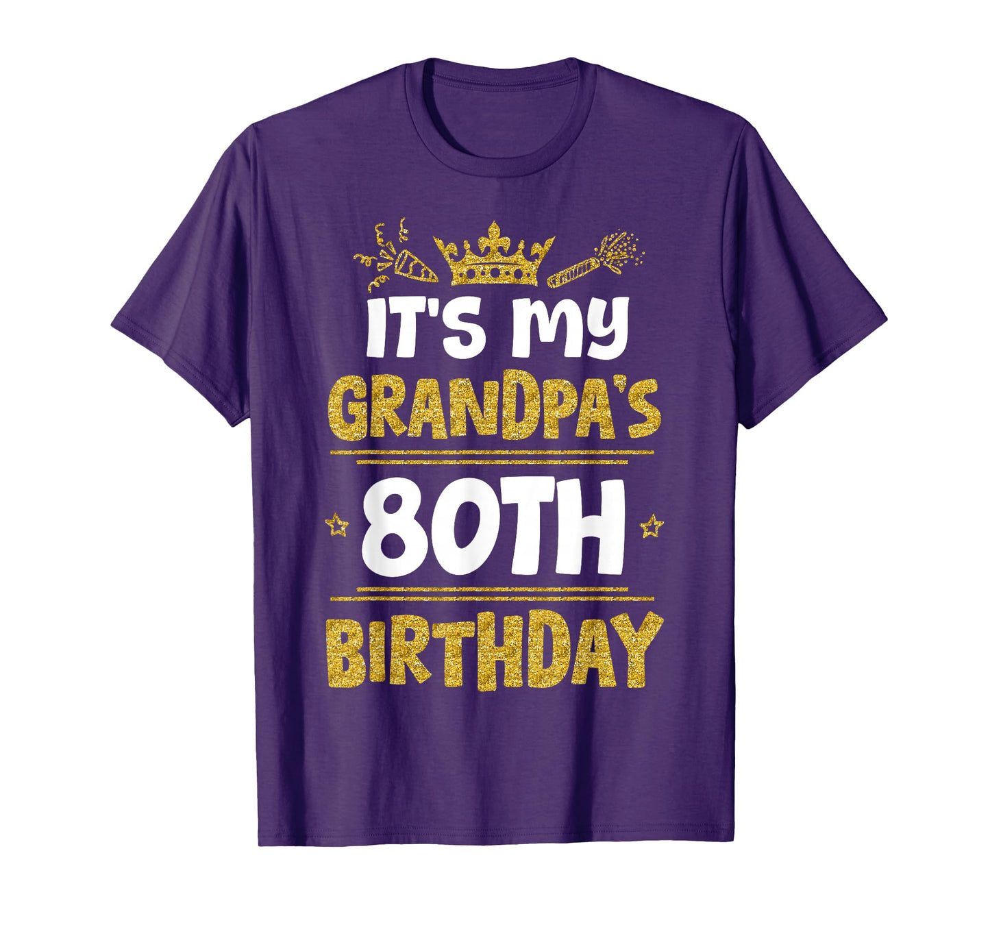 Happy It's My Grandpa's 80th Birthday 1945 80 Years Old T-Shirt