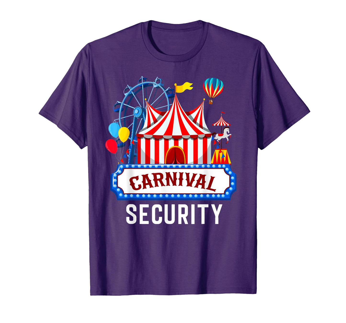 Carnival Security Circus Costume Carny Event Staff Men Women T-Shirt