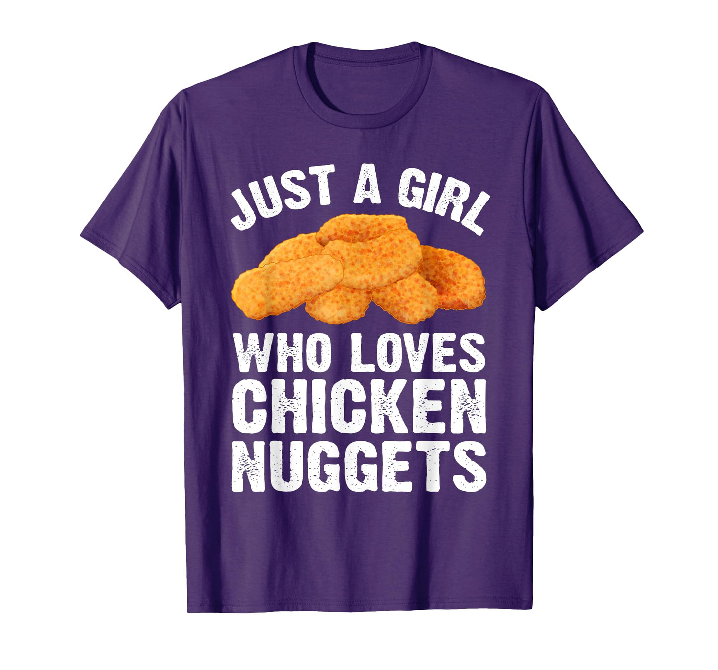 Funny Chicken Nugget Design For Girls Women Nuggets Lovers T-Shirt
