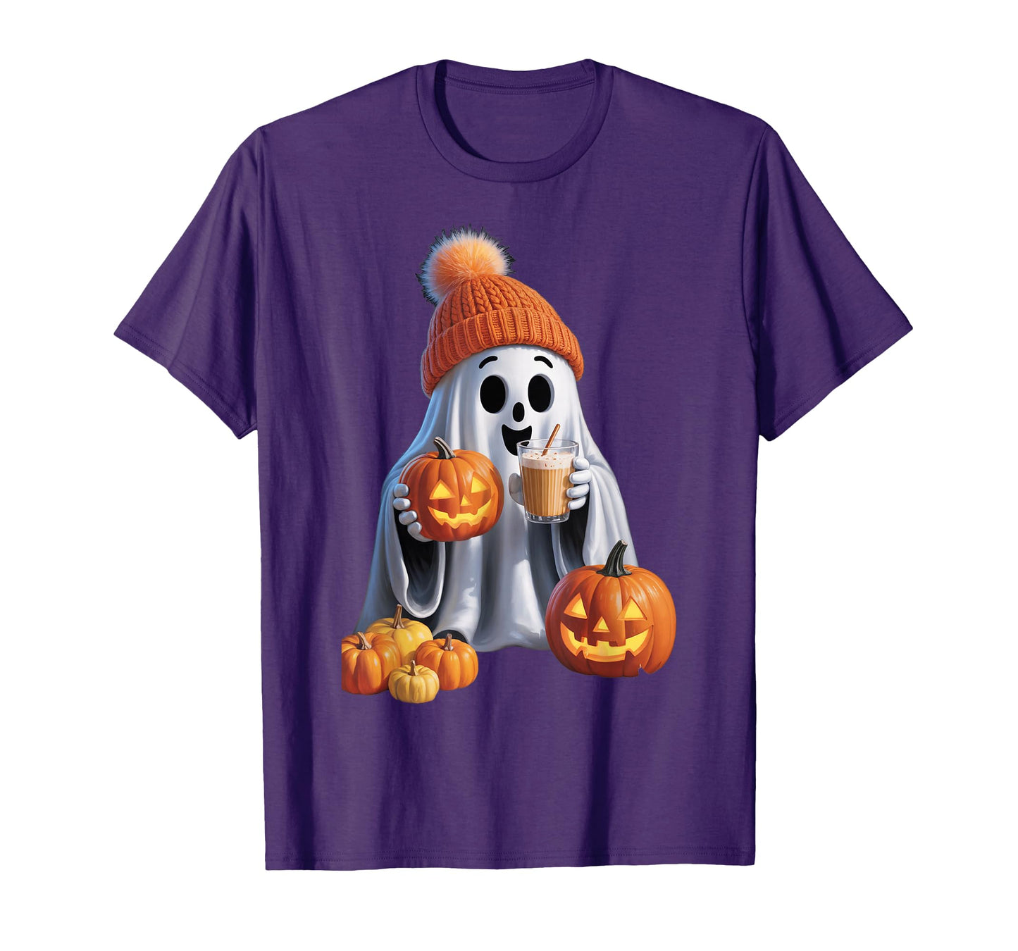 Halloween-themed featuring a charming spooky ghost O'Lantern T-Shirt