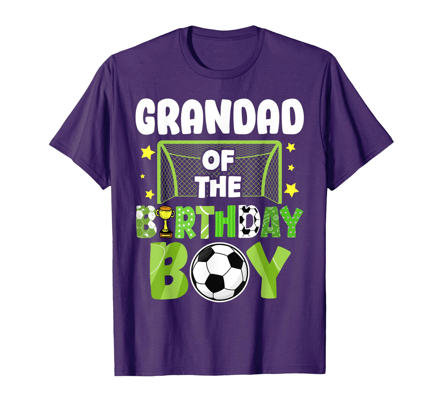 Soccer Grandad Birthday Boy Party Soccer Family Matching T-Shirt
