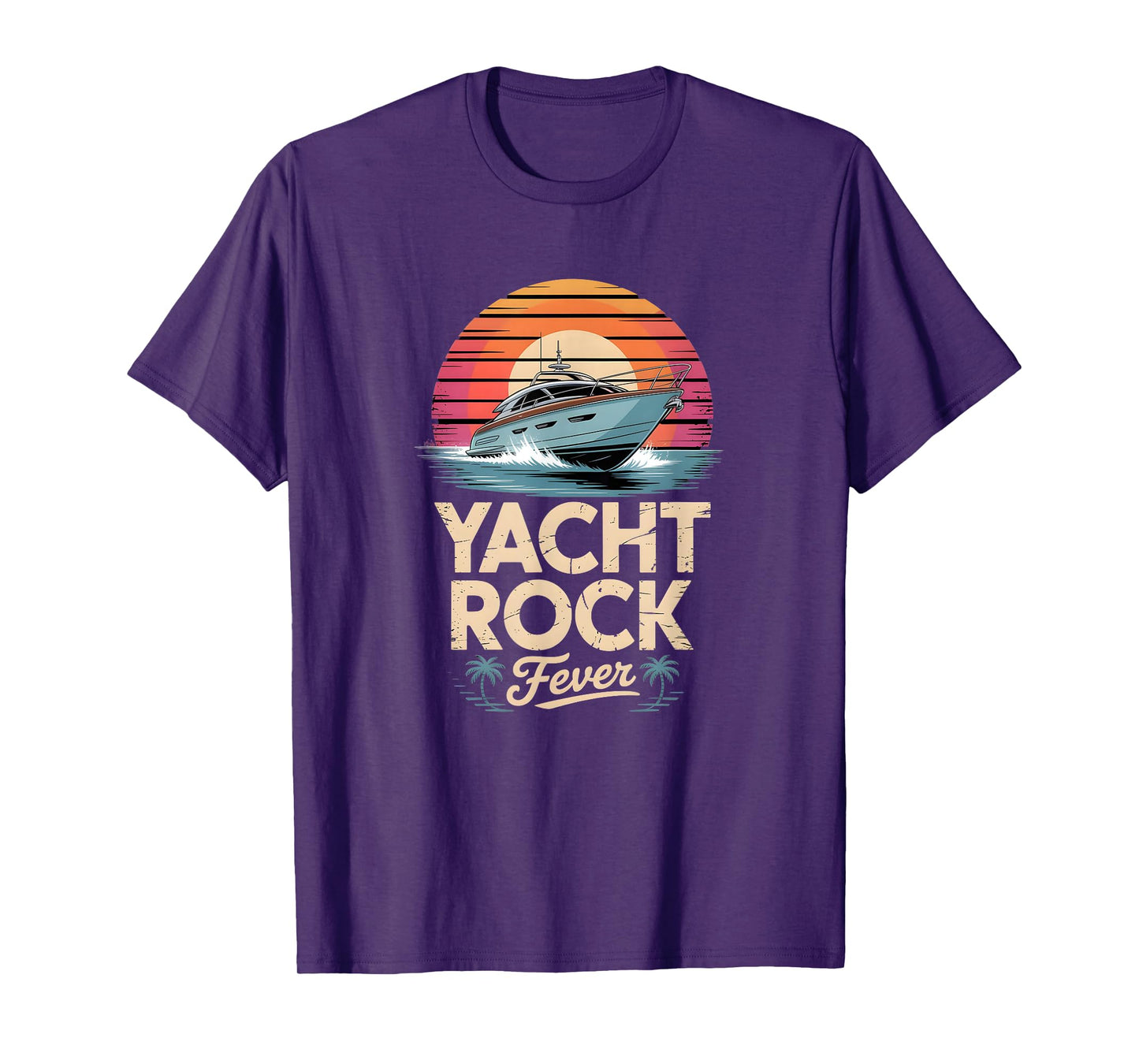 Yacht Rock Fever Rocker Station Revue Design T-Shirt