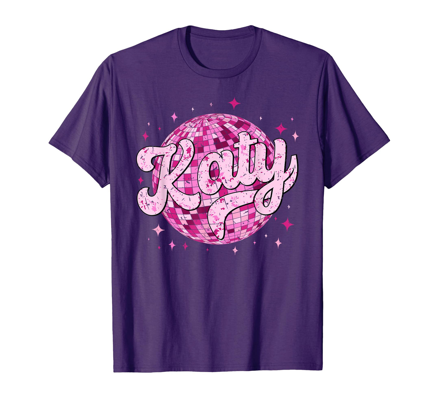Retro Katy First Name I Love Katy Groovy 80's Vintage T-Shirt
