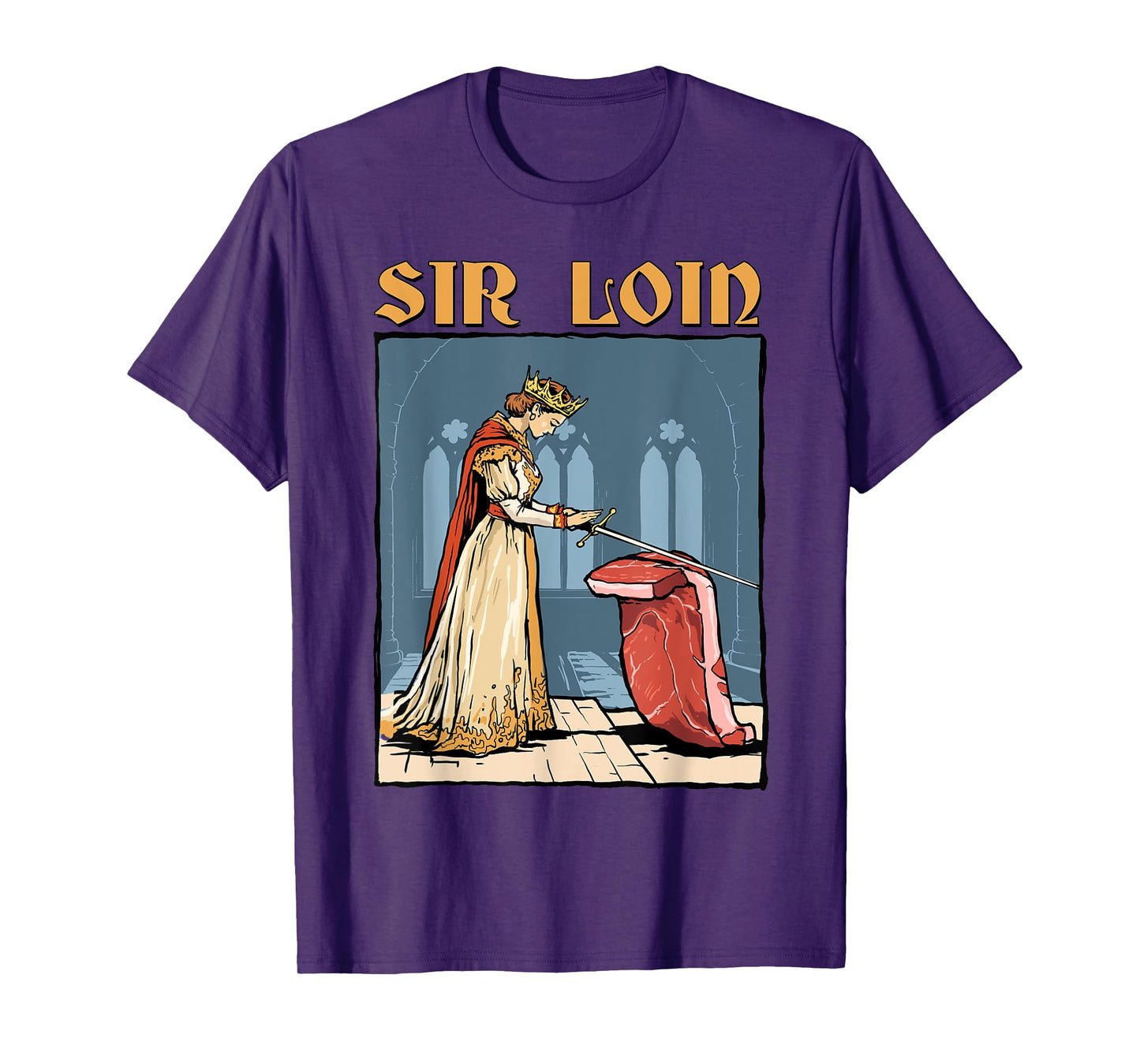 Sir Loin Knight Shirt Funny Sirloin Steak Medieval Joke T-Shirt
