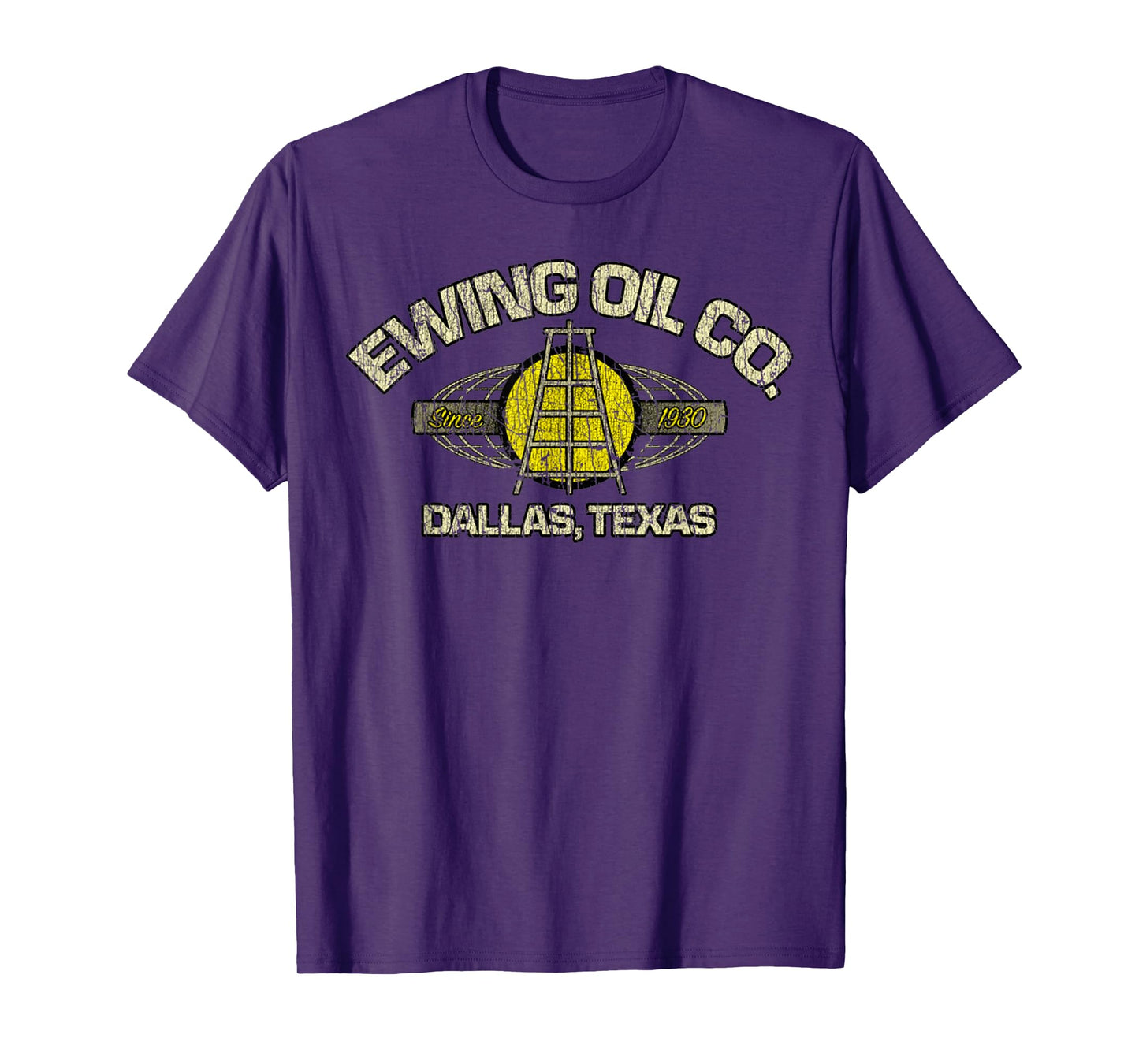 Vintage Funny Oil Basic Enthusiasts Retro Ewing Classic T-Shirt