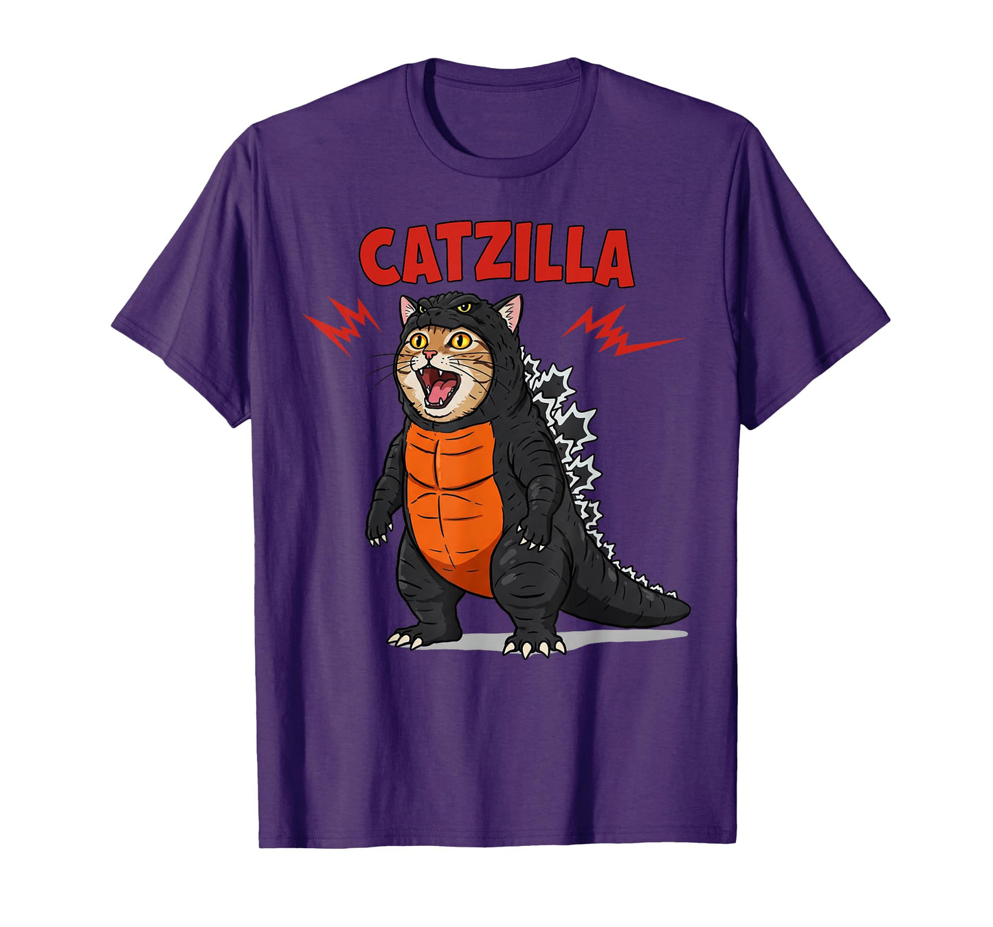 Cute Catzilla Cat Japanese Art Funny Gifts For Men Women Kid T-Shirt