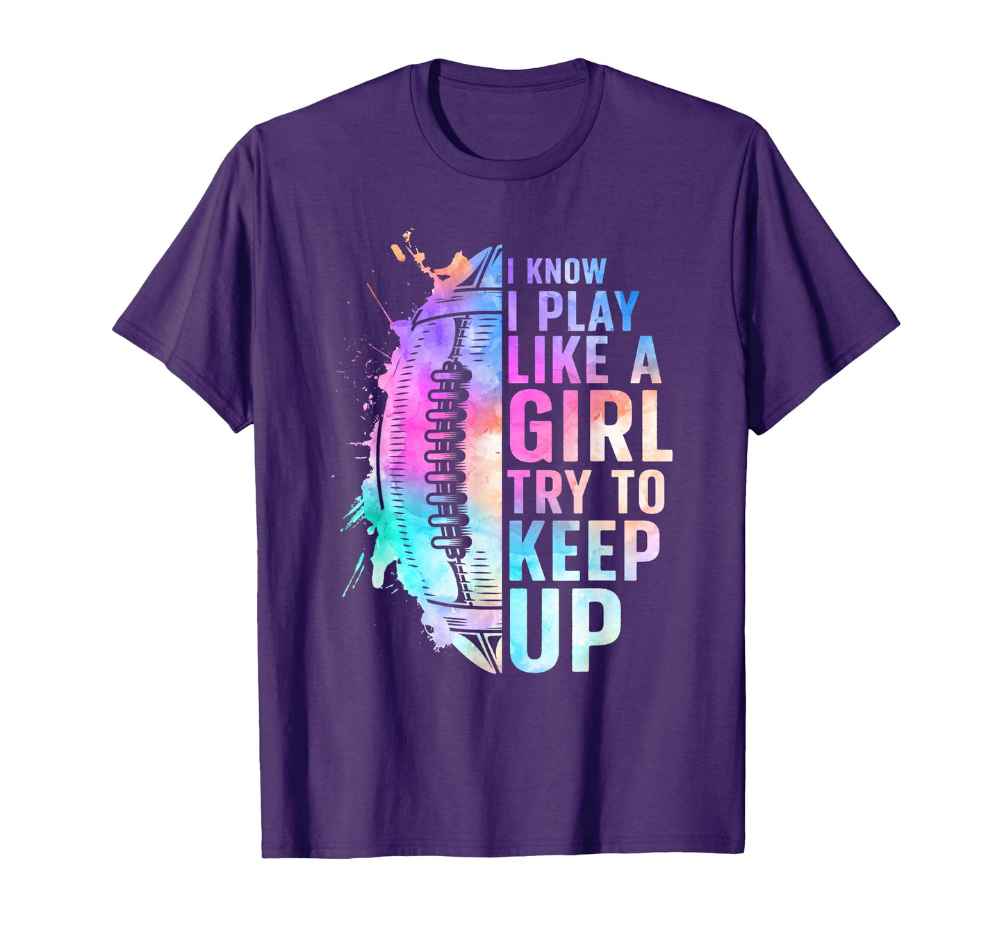 Cool Football For Women Girls Football Player Coach Sports T-Shirt