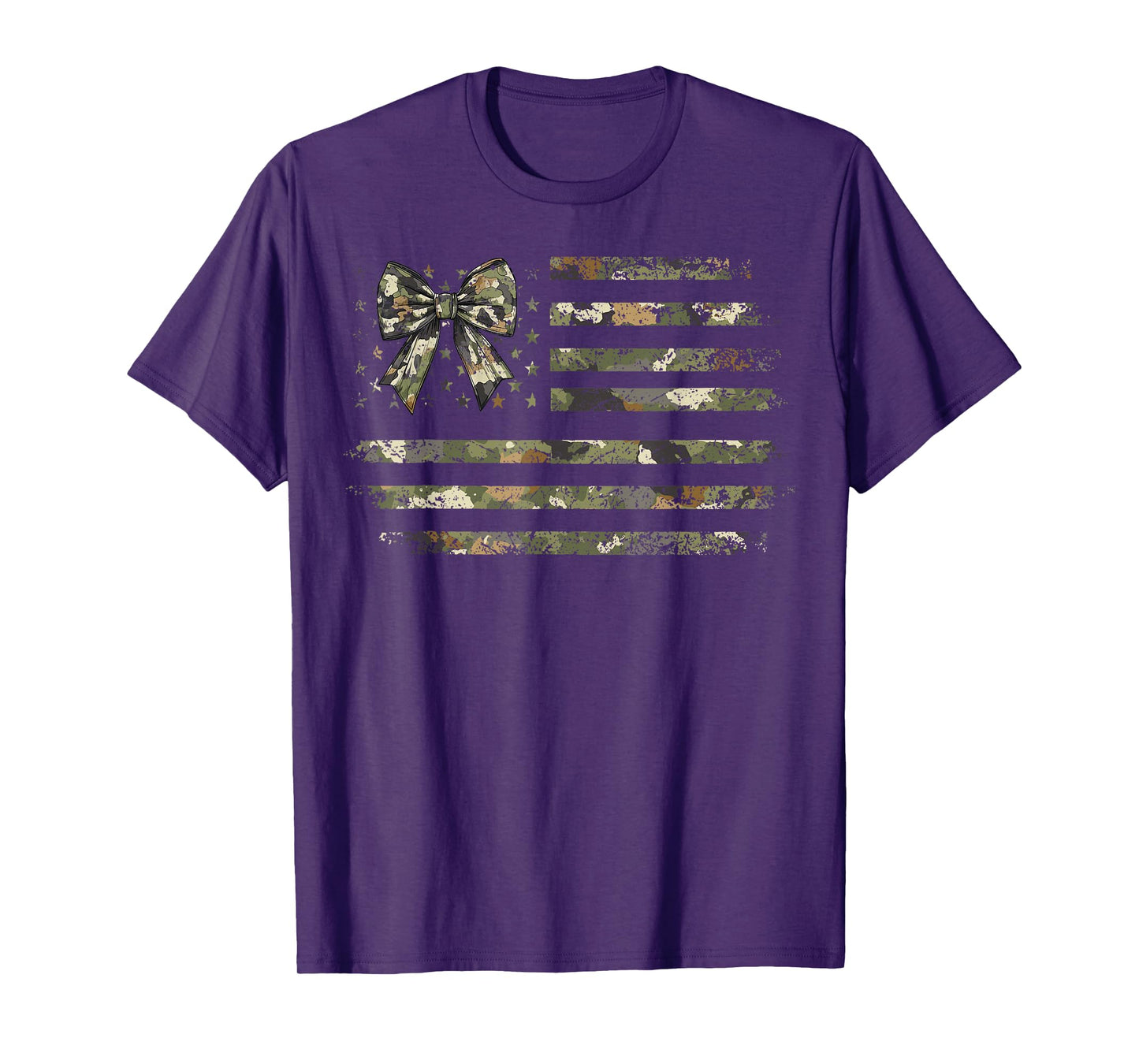 Camo Coquette Women Girls Matching Hunting Family T-Shirt
