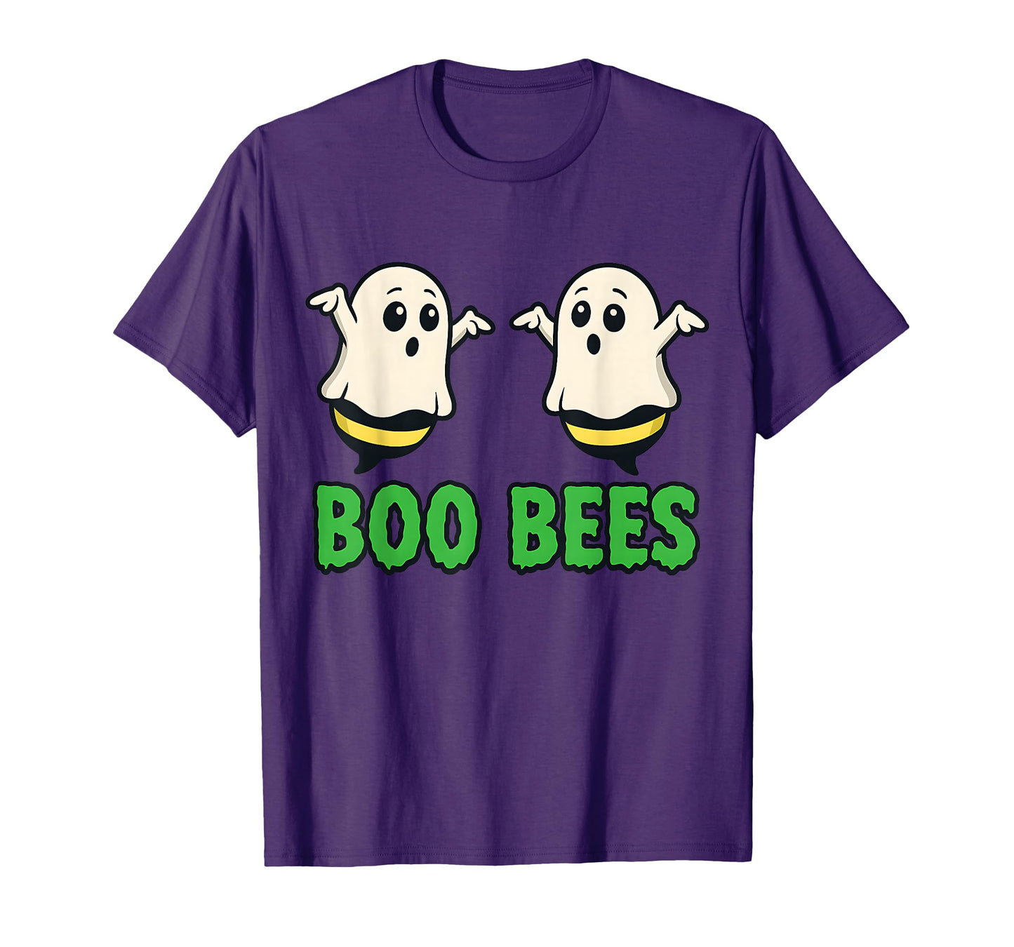 Funny Boo Bees Halloween Ghost Bee Pun Design T-Shirt