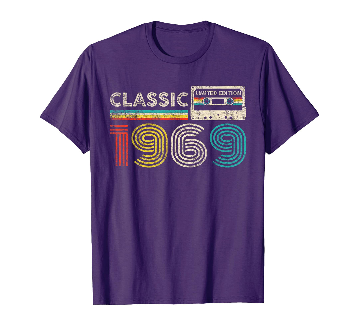 Classic 1969 Vintage 1969 Cassette Tape Men Women Birthday T-Shirt