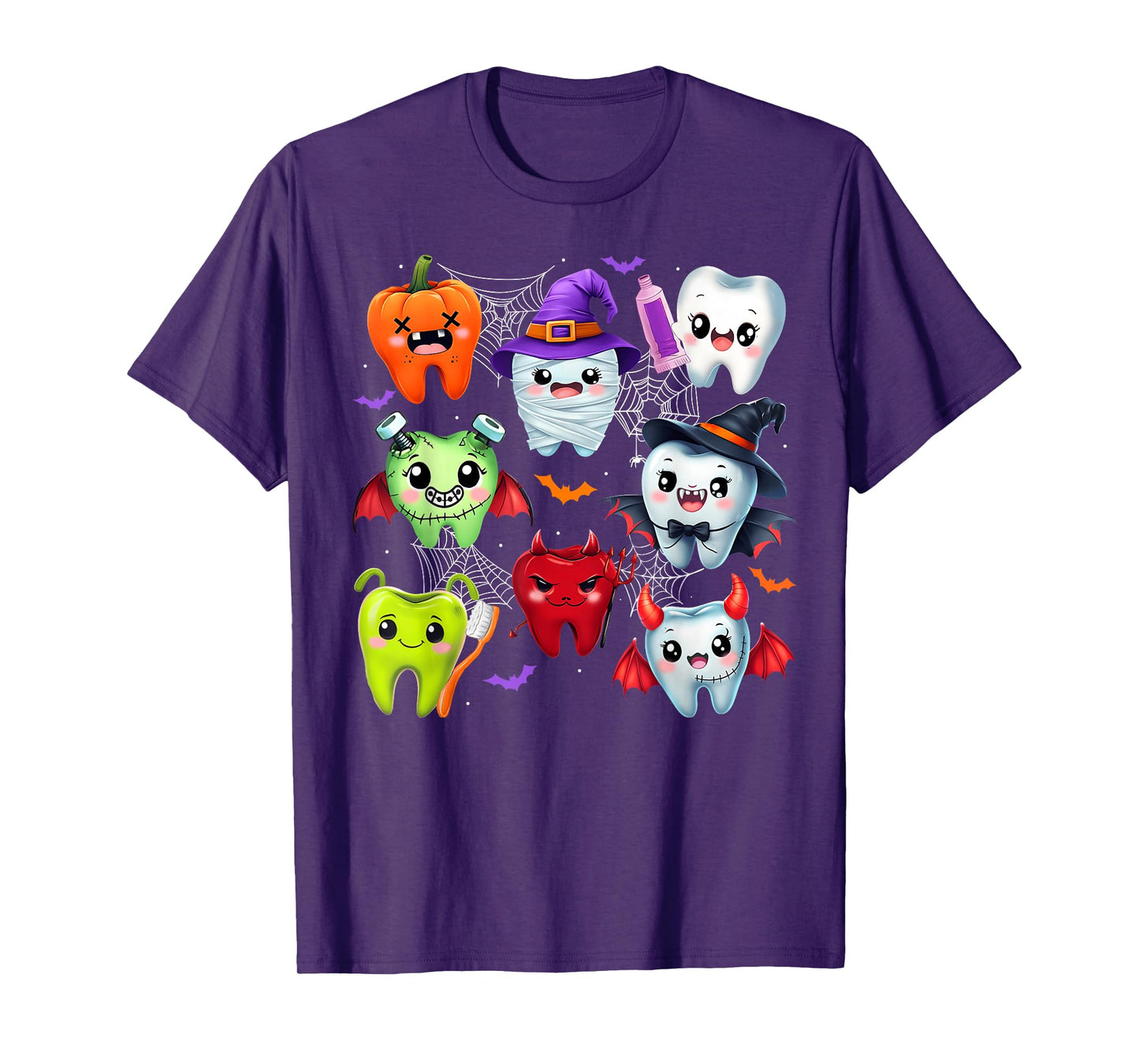 Dentist Dental Boo Crew Halloween Costume Teeth Women Men T-Shirt