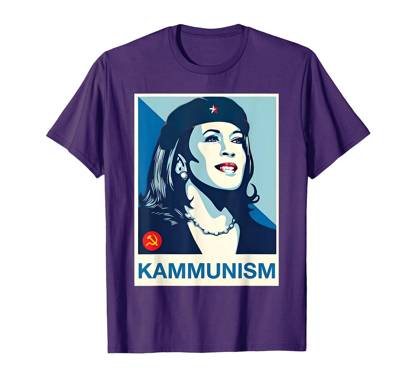 Kamala Harris Kammunism Communism Funny Quote President 2024 T-Shirt