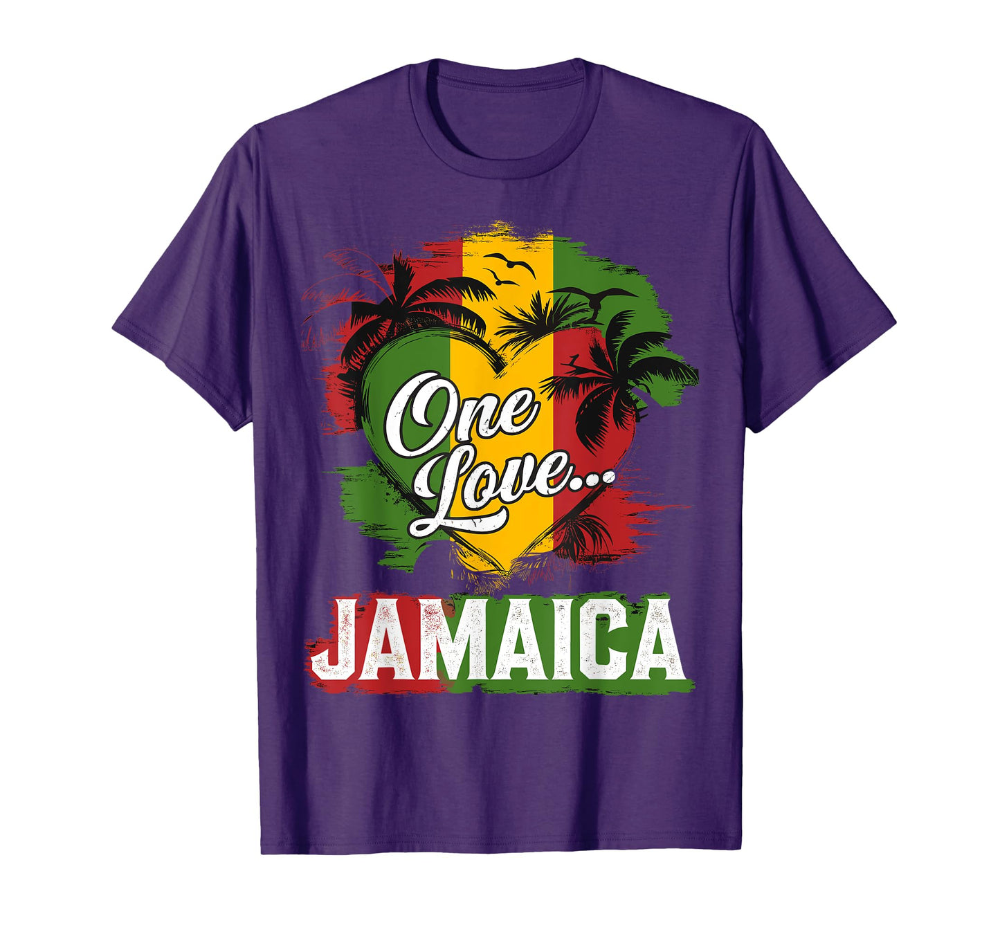 One Love Jamaica 2025 Hibiscus Flower Caribbean Vacation T-Shirt