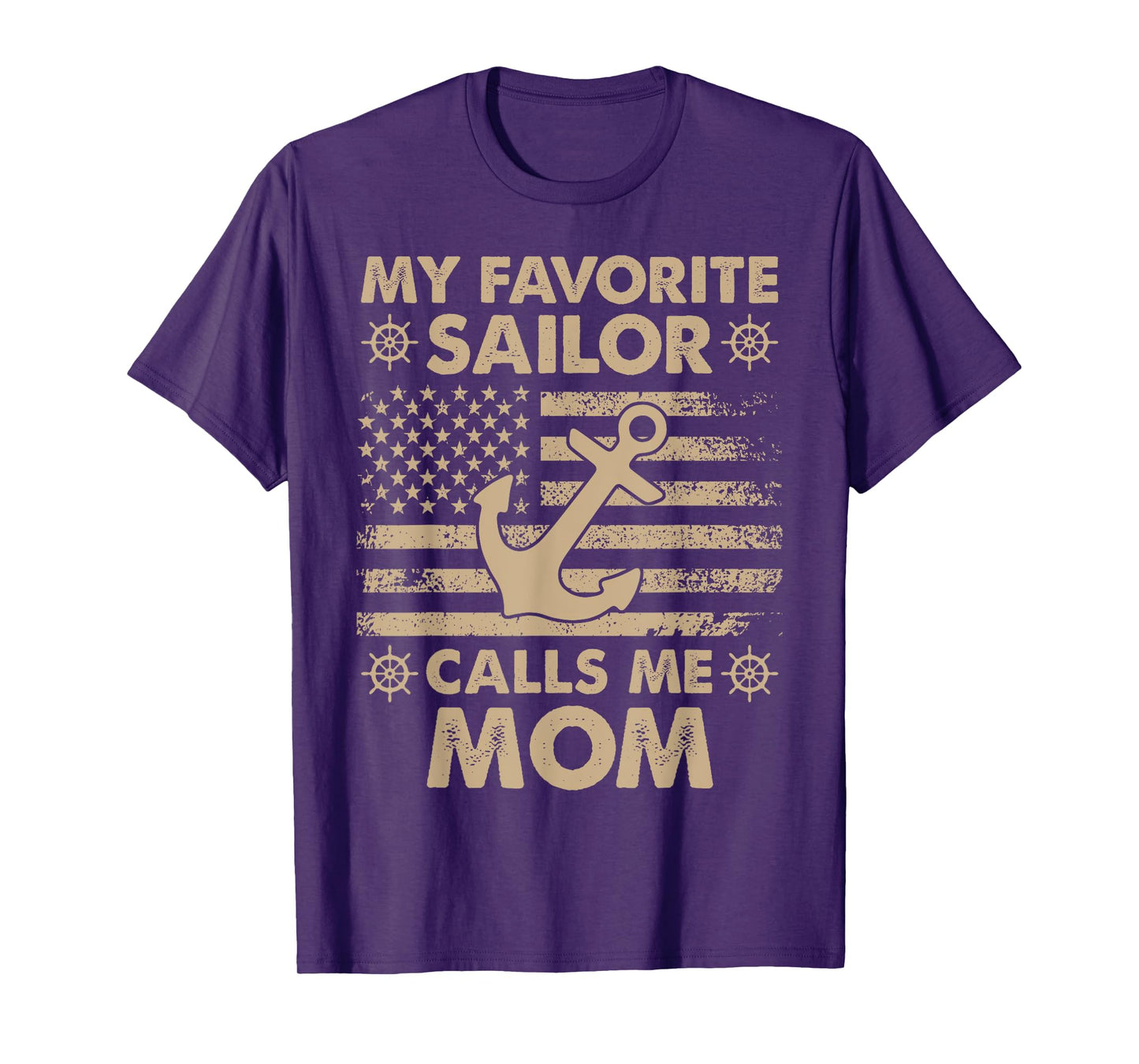 My Favorite Sailor Calls Me Mom Nautical Family Pride T-Shirt