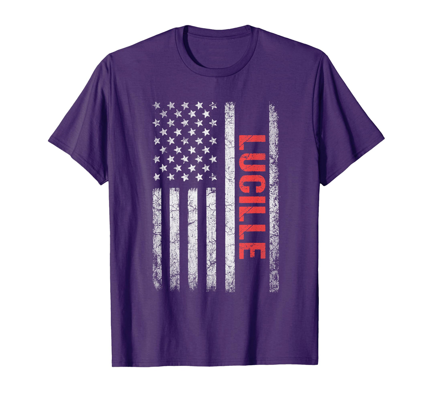Lucille Name American Flag - Lucille First Name T-Shirt