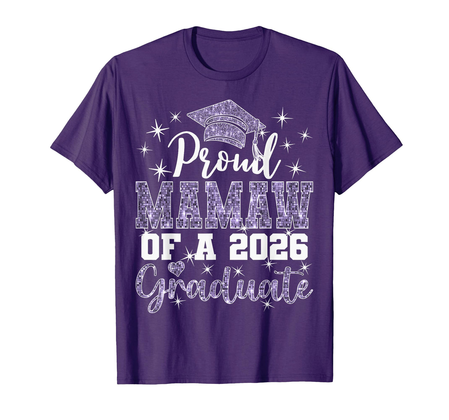 Super Proud Mamaw of 2026 Graduate Senior Graduation Family T-Shirt