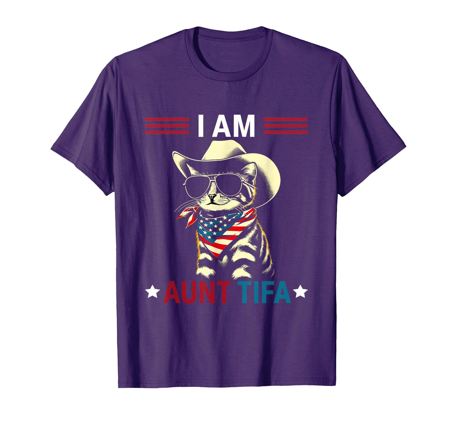 I Am Aunt Tifa Cat American T-Shirt