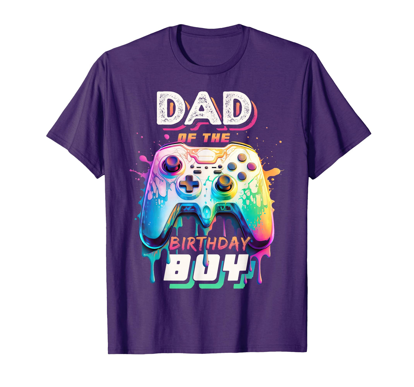 Dad of the Birthday Boy Matching Video Game Birthday Party T-Shirt