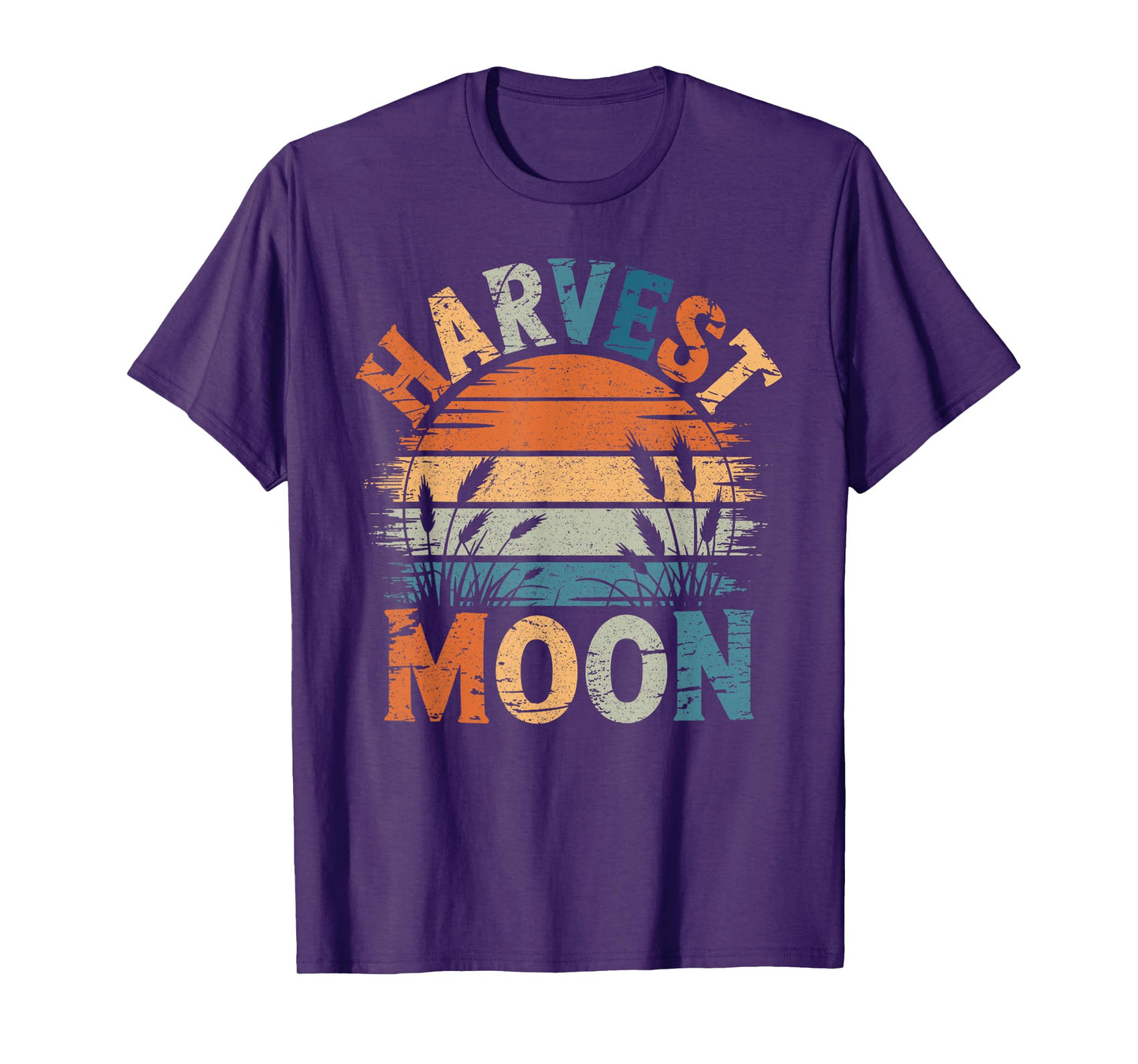 Vintage Harvest Moon s, Mens Womens Autumn Fall T-Shirt