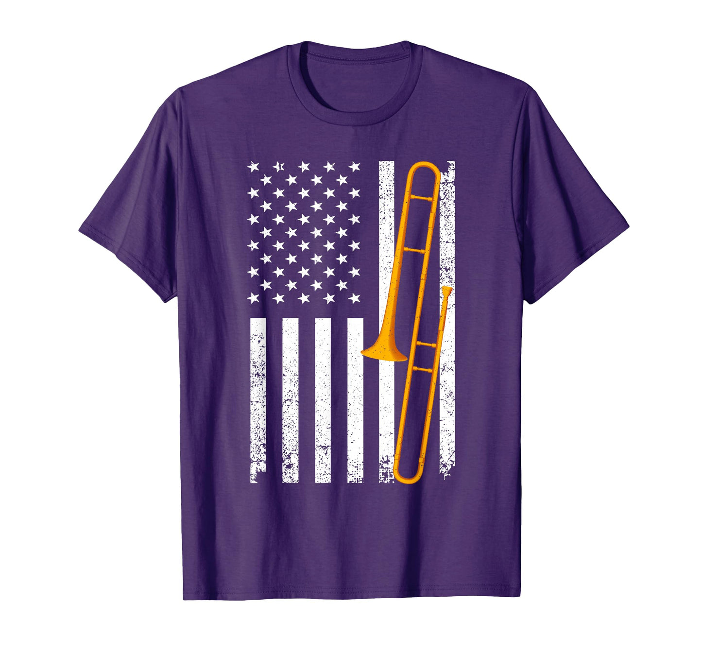 Funny Trombone Art for Men Women Jazz Music Trombone Player T-Shirt