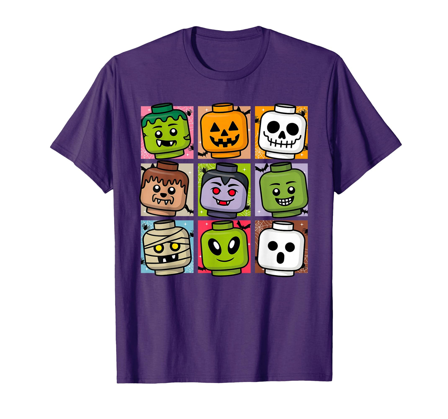 Brick or Treat Halloween Master Builder Blocks Building Kids T-Shirt