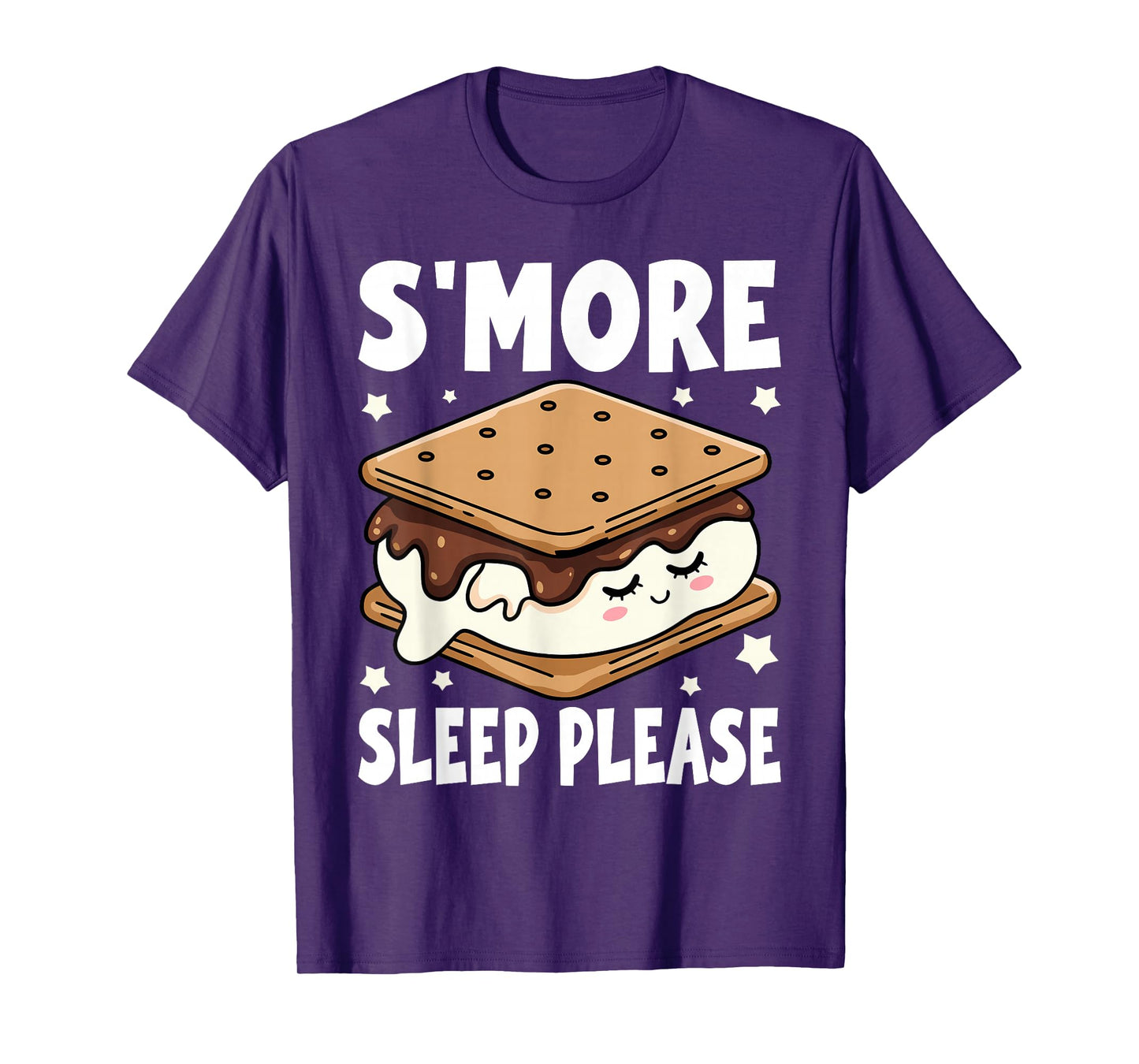 S'more Sleep I Marshmallow Pajamas for Boys Girls Camping T-Shirt