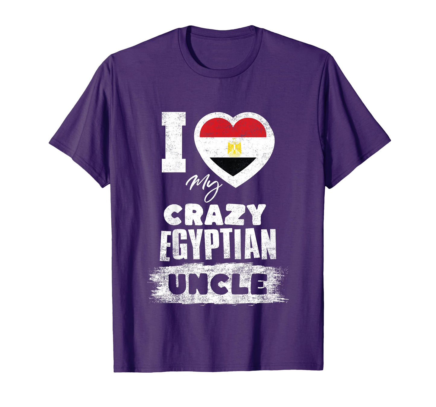 I Love My Crazy Egyptian Uncle Funny T-Shirt