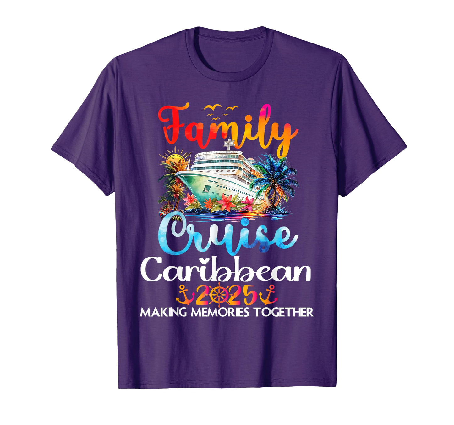 Family Caribbean Cruise Trip Caribbean Family Cruise 2025 T-Shirt