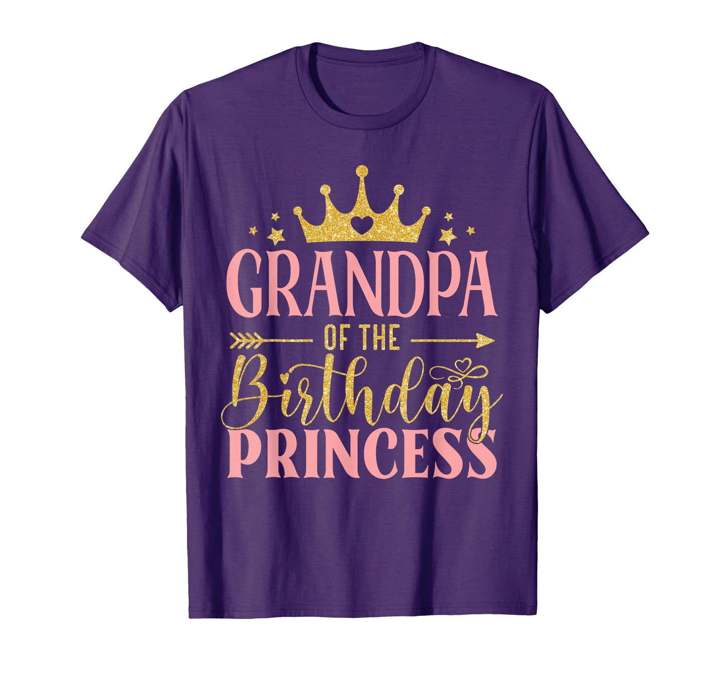 Birthday For Girl Outfit Grandpa Of The Birthday Princess T-Shirt
