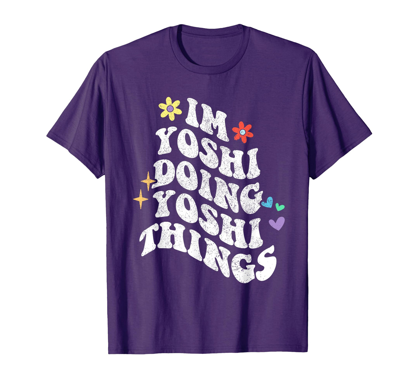 Retro Groovy Im Yoshi Doing Yoshi Things Funny Mother's Day T-Shirt