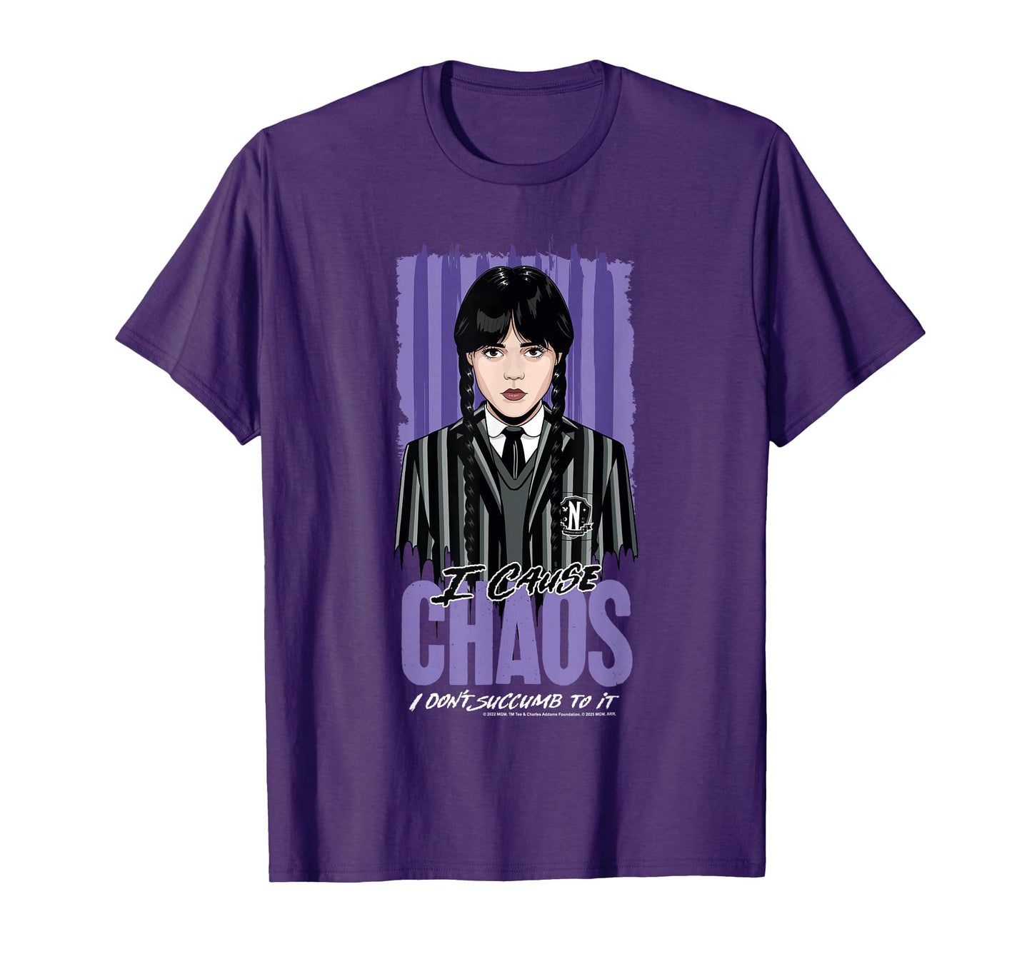 Wednesday Season 2 I Cause Chaos I Don't Succumb to It T-Shirt