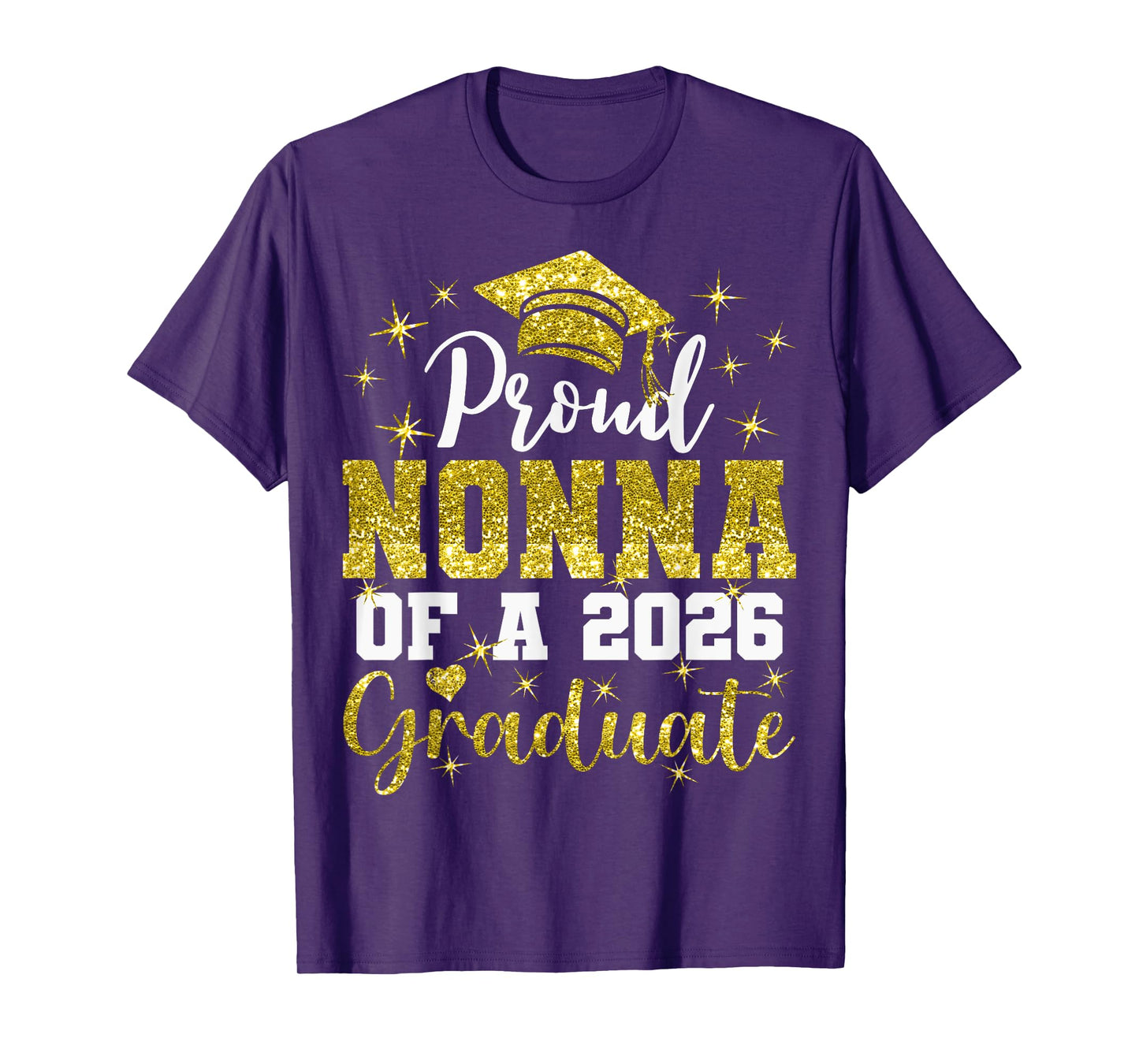 Super Proud Nonna of 2026 Graduate Senior Graduation Family T-Shirt