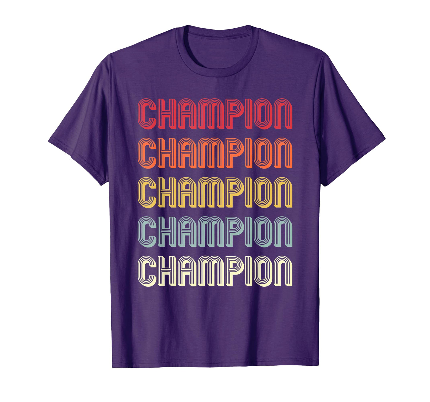 CHAMPION Gift Surname Funny Retro Vintage Birthday Reunion T-Shirt