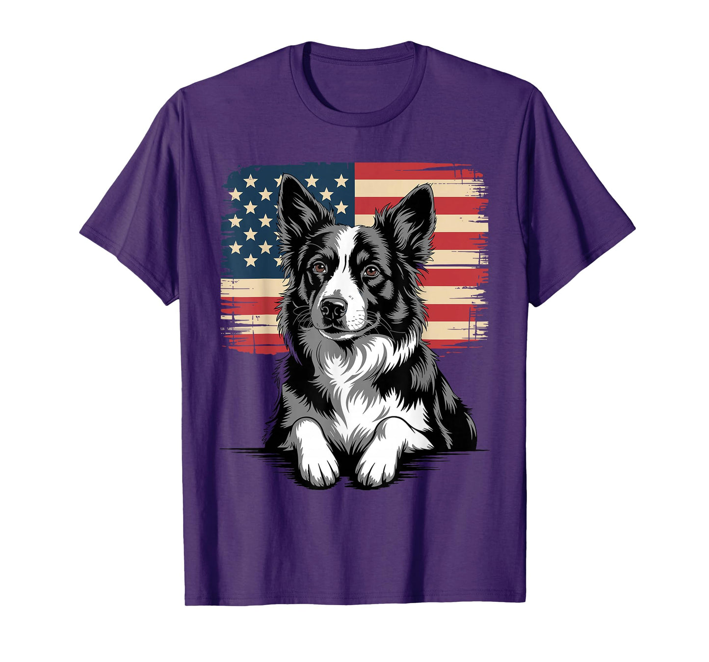 Border Collie Art for Men Women Kids Border Collie Lover T-Shirt